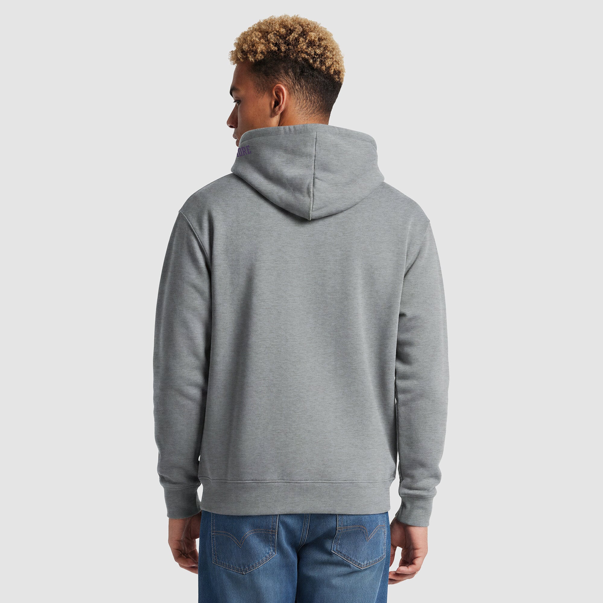 Sweat à capuche contrasté violet/noir des Ravens de Baltimore pour homme, la marque Champion