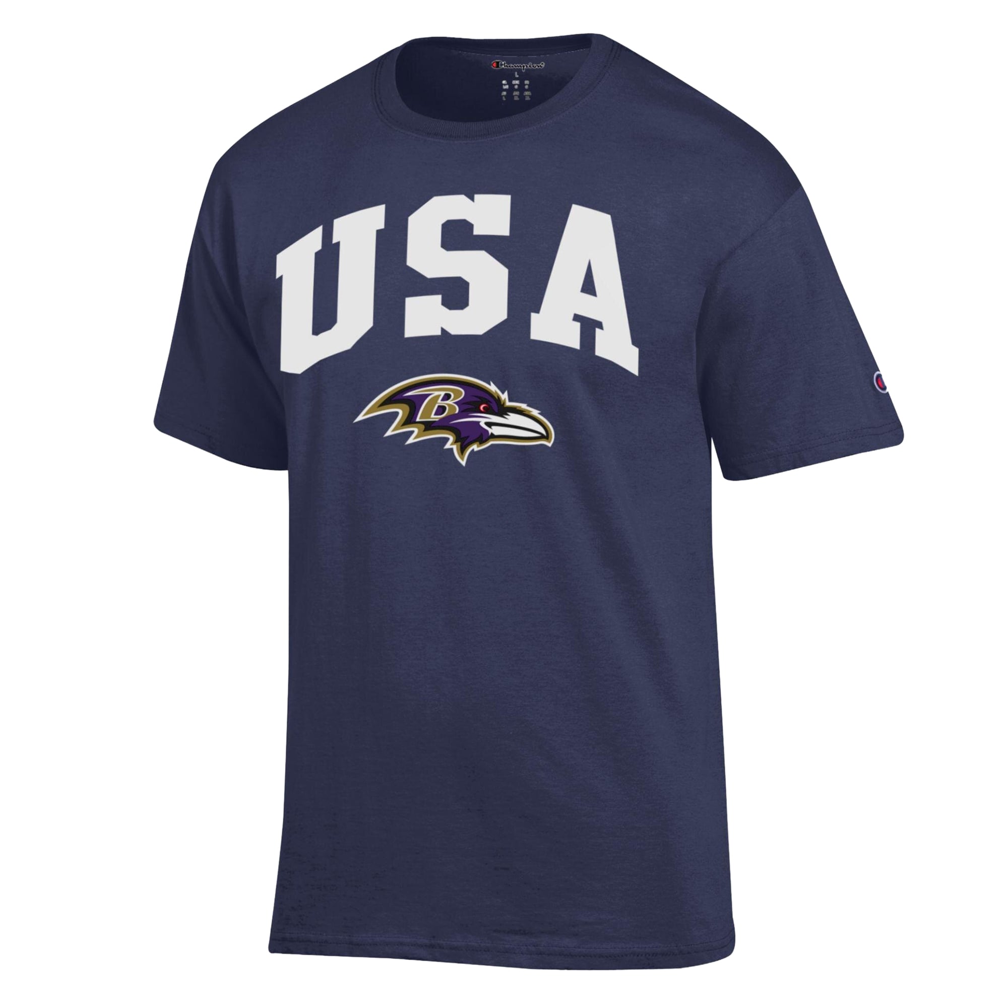 T-shirt Champion bleu marine Baltimore Ravens pour homme