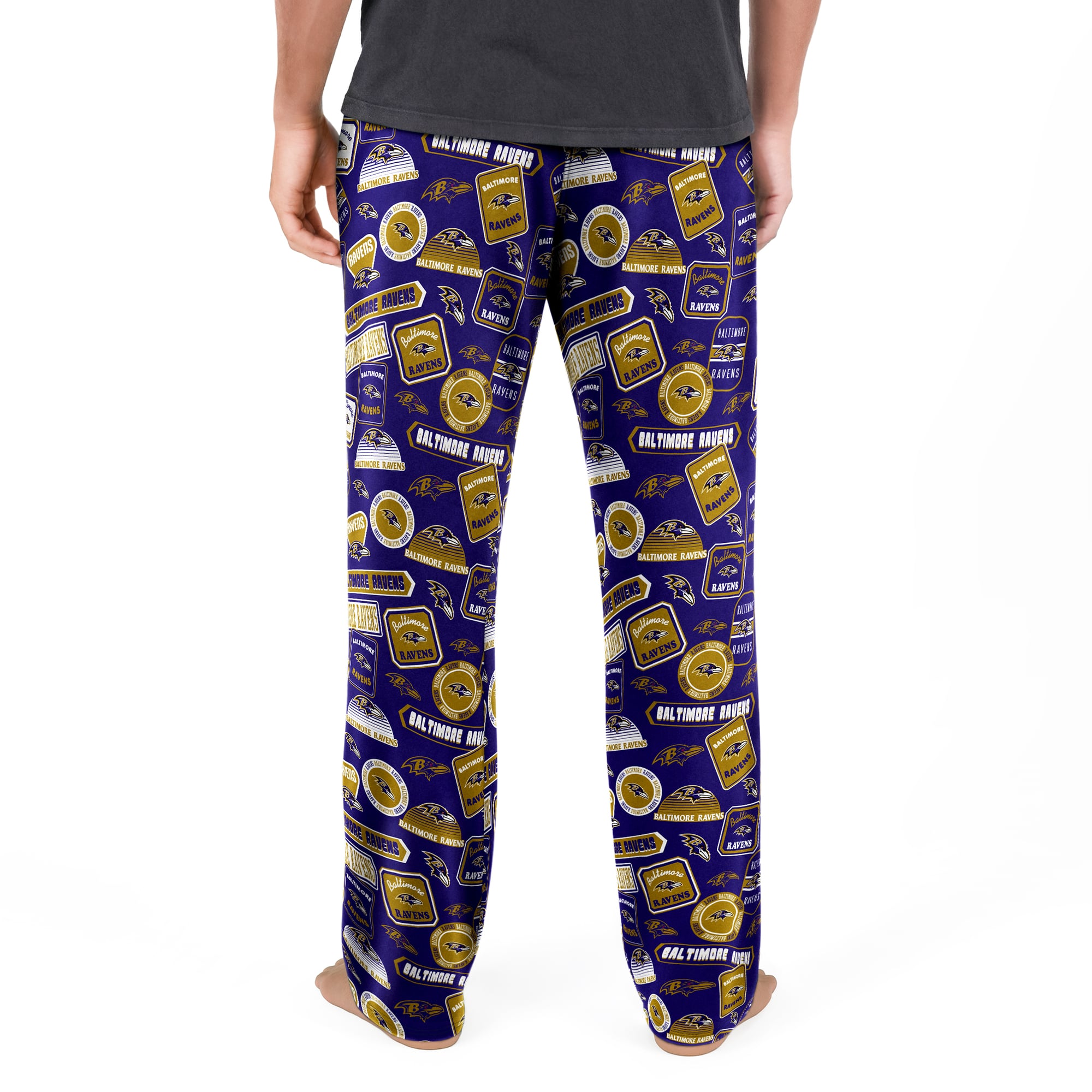 Men's Concepts Sport Purple Baltimore Ravens Grady Sleep Pants
