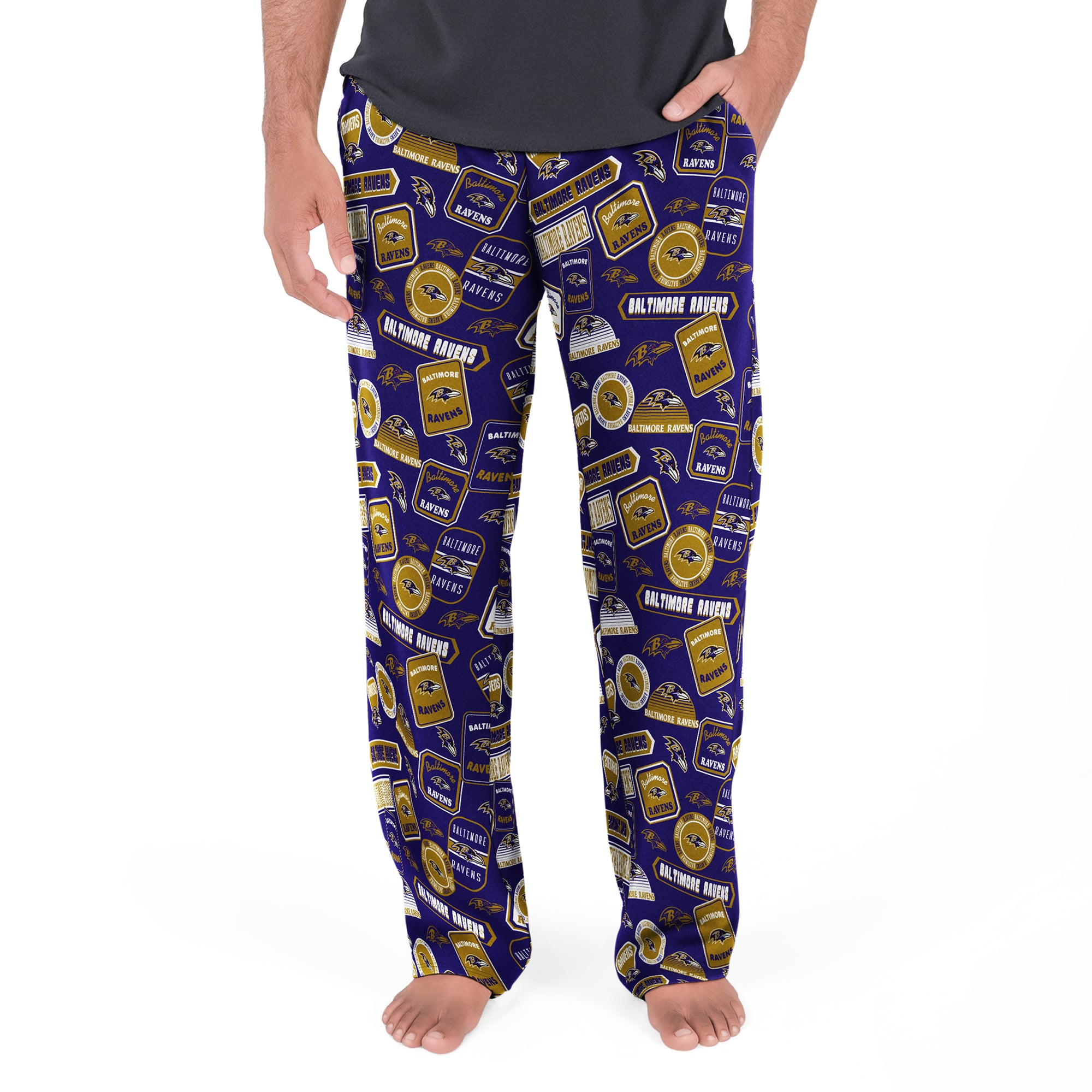 Men's Concepts Sport Purple Baltimore Ravens Grady Sleep Pants