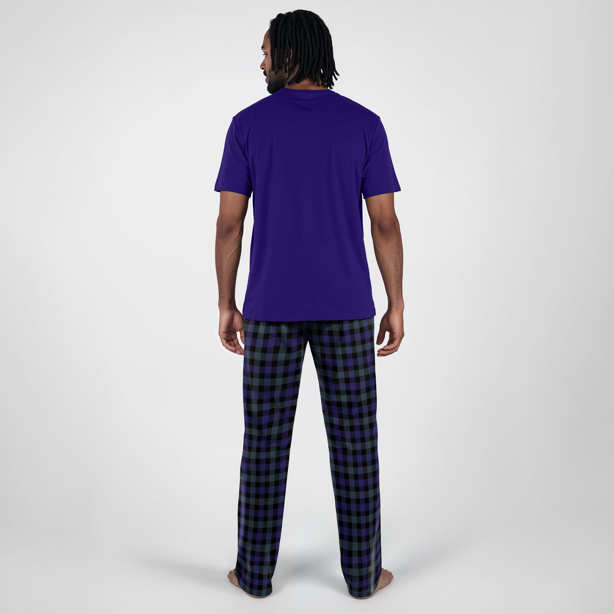 Men's Concepts Sport Purple Baltimore Ravens Highland Sleep Set