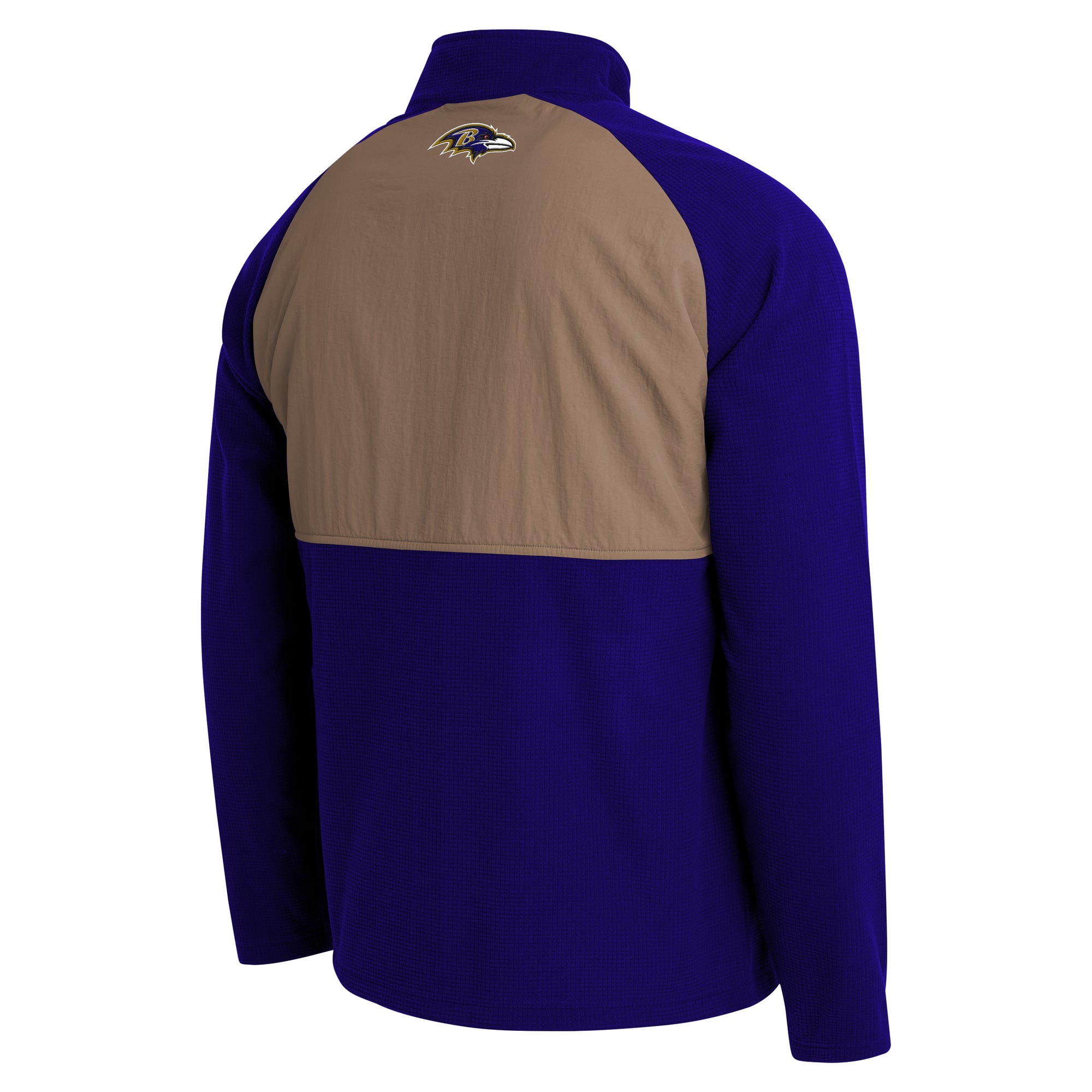 Veste raglan zippée intégrale violette/beige Baltimore Ravens de la collection Darius Rucker pour homme par Fanatics