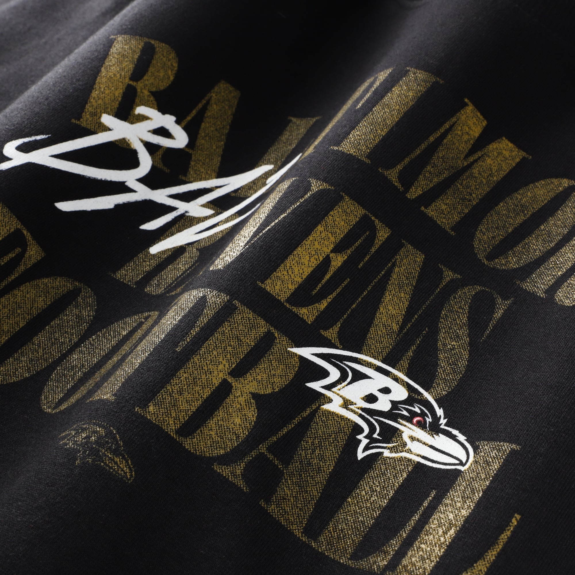 Sweat-shirt décontracté mi-temps des Ravens de Baltimore, grandes tailles, noir, pour homme (Fanatics).