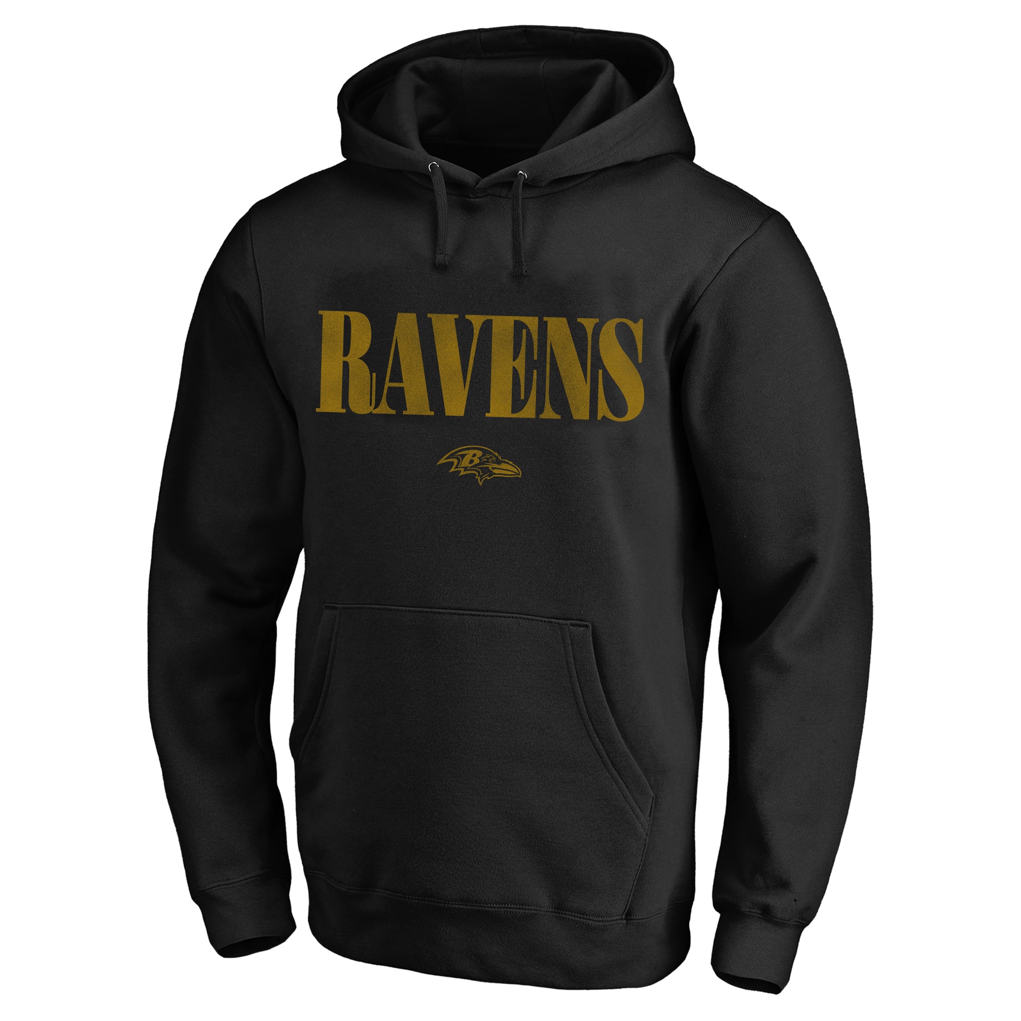 Men's Fanatics Black Baltimore Ravens Big & Tall Relaxed Intense Rivalry Hoodie