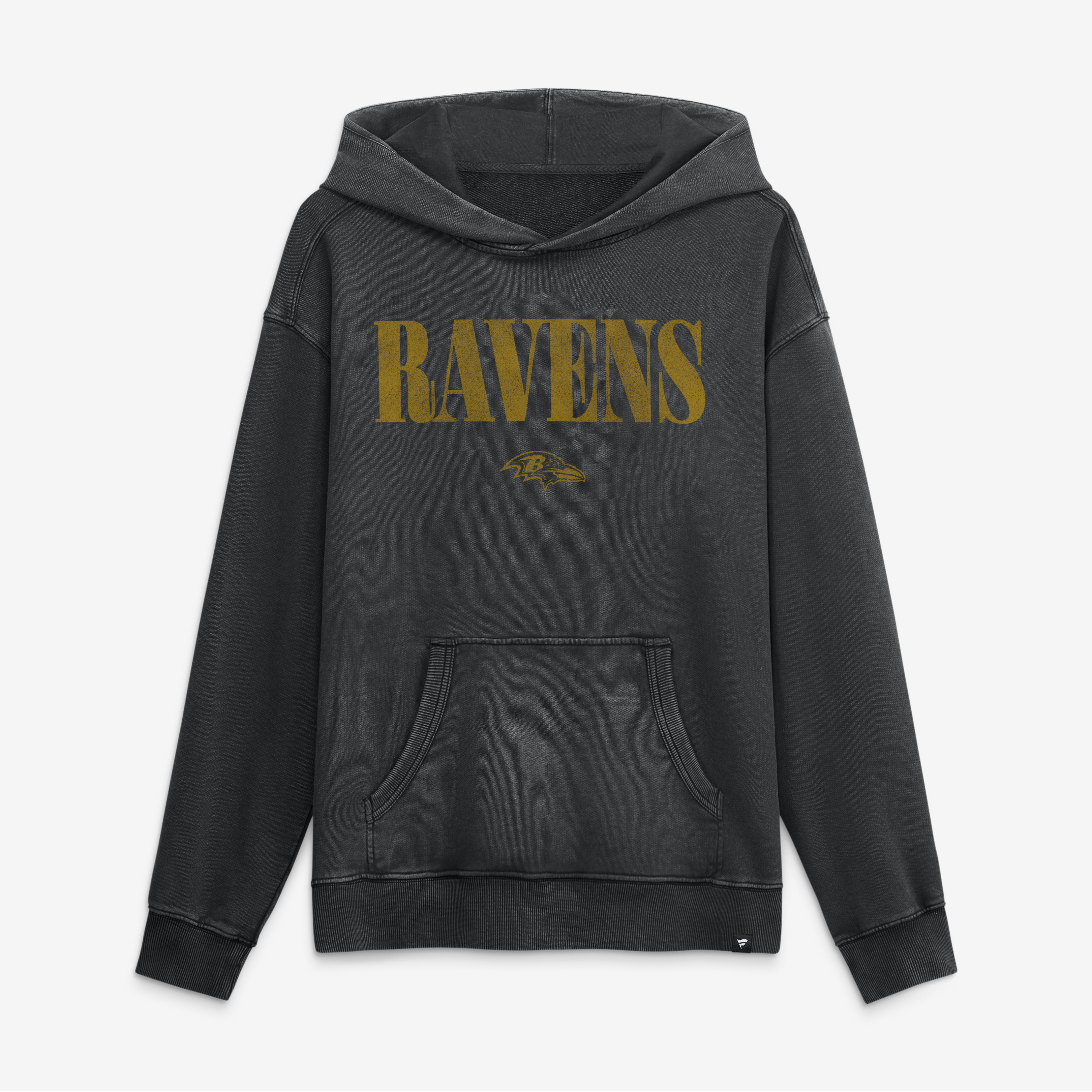 Men's Fanatics Black Baltimore Ravens Relaxed Intense Rivalry French Terry Hoodie
