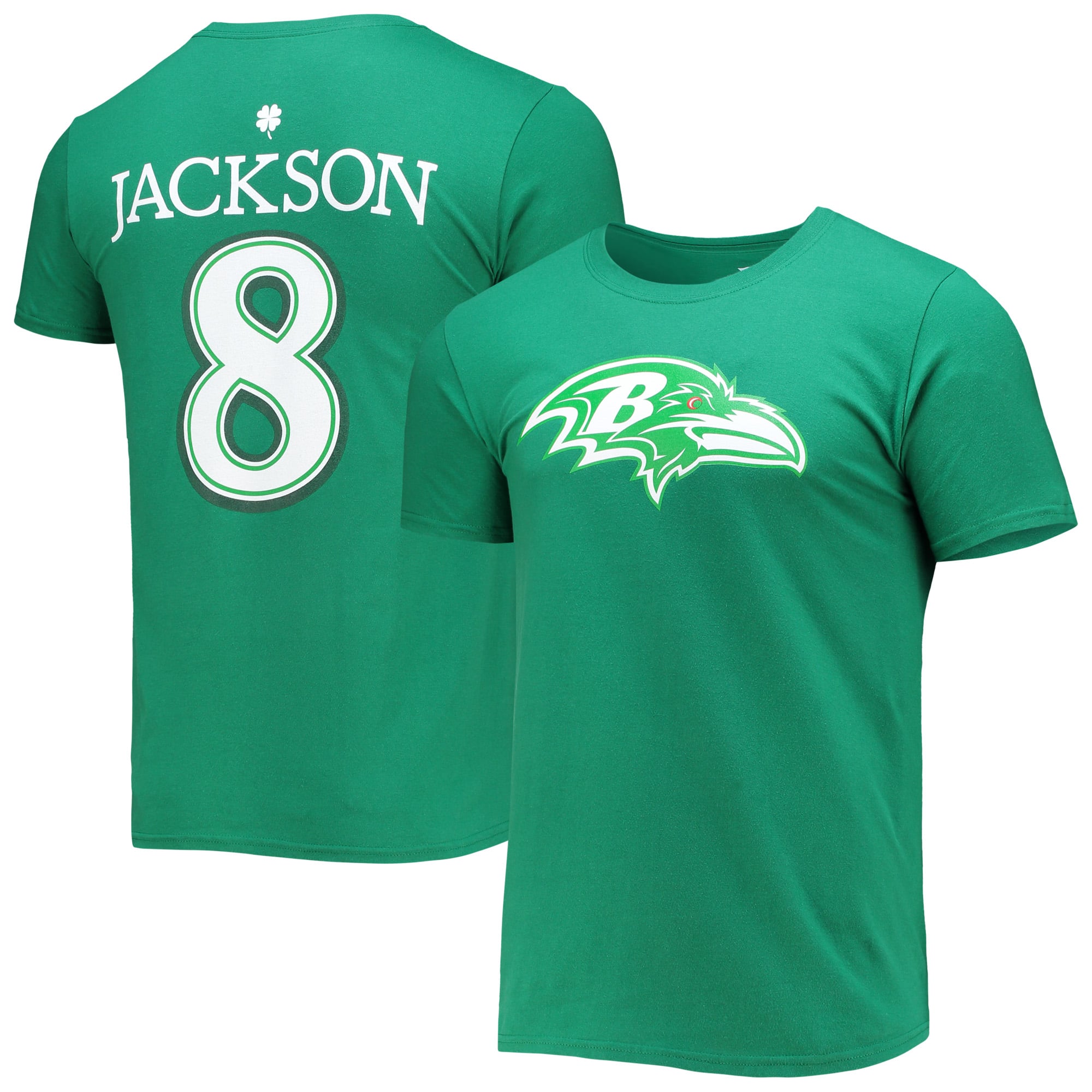 The Ravens ロゴ Tシャツ ライトグリーン Lサイズ mens-fanatics-lamar-jackson-
