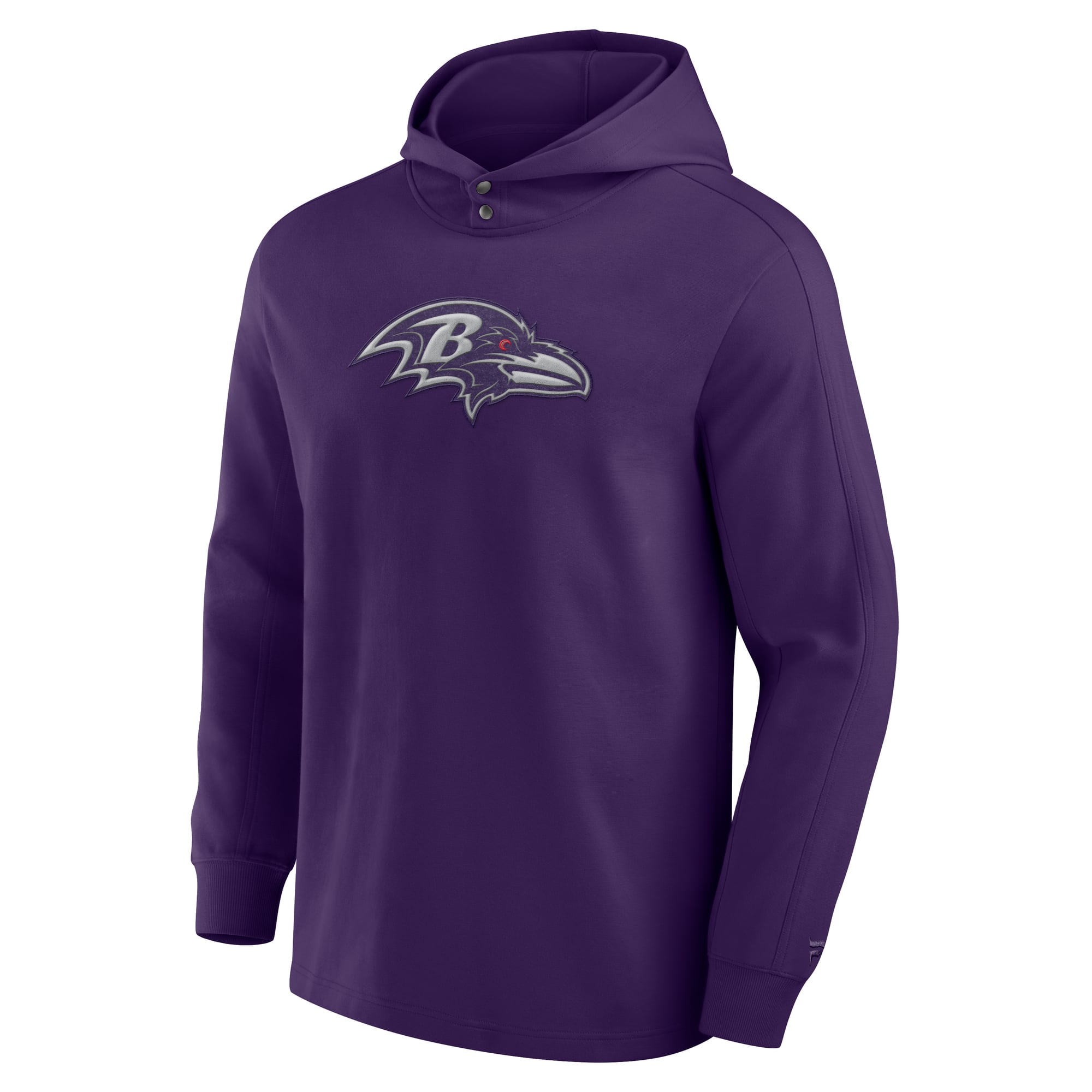 T-shirt à capuche manches longues pour homme Fanatics Purple Baltimore Ravens Elements Blaze Tri-Blend