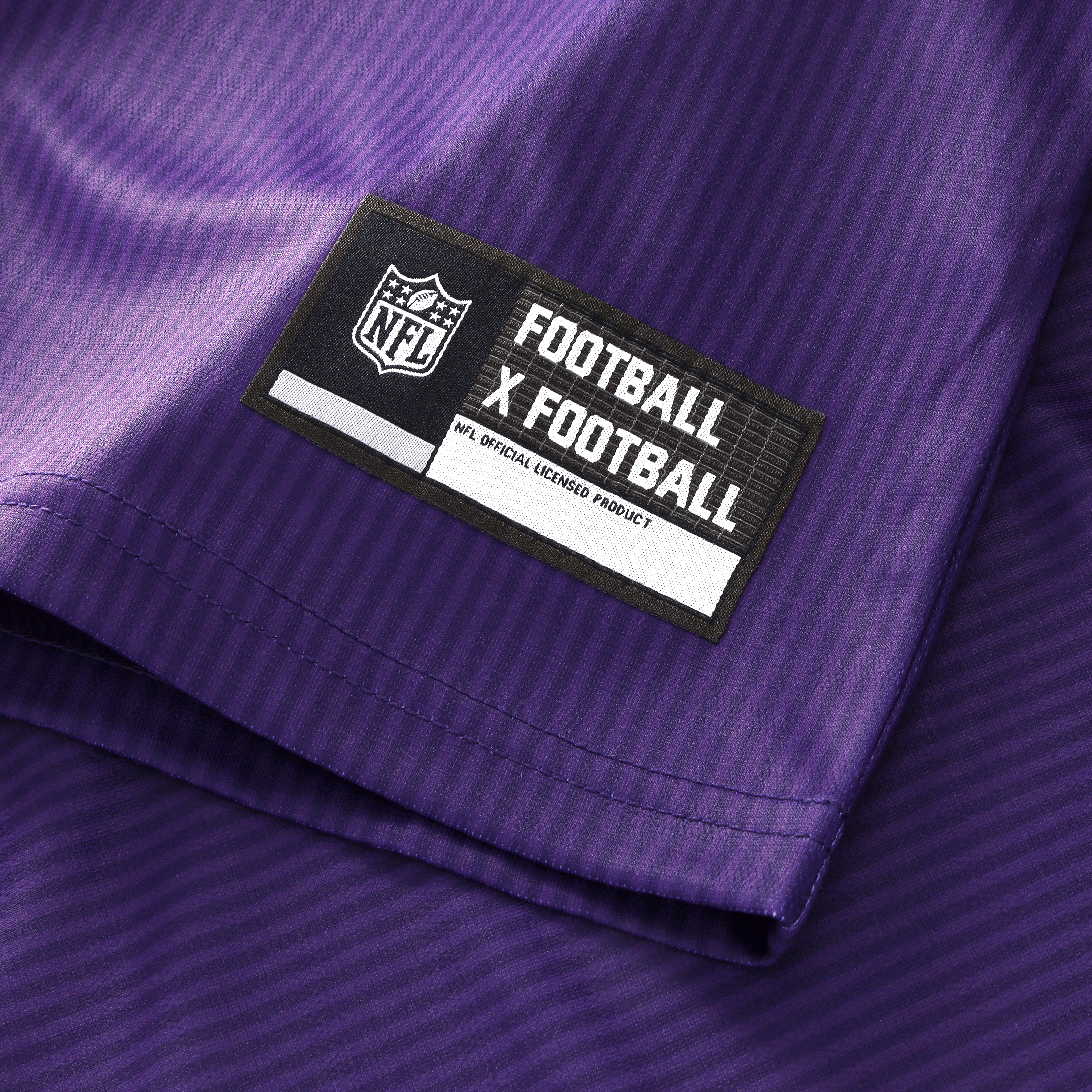 Men's Fanatics Purple Baltimore Ravens Football x Collared Fan Top
