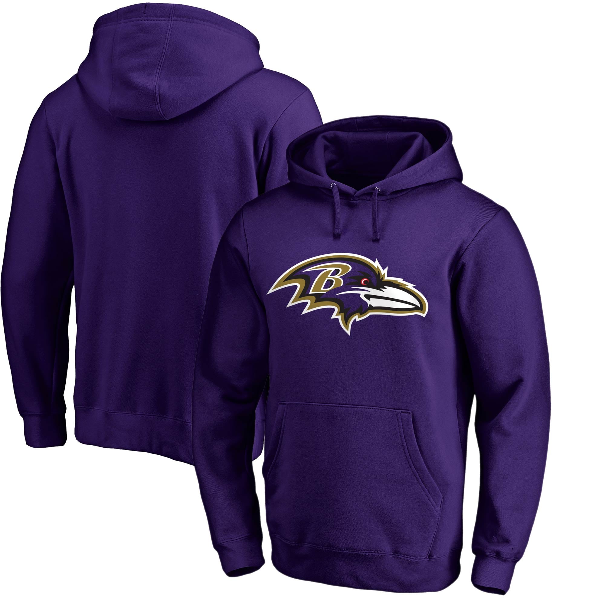 Men's Fanatics Purple Baltimore Ravens Primary Logo Fitted