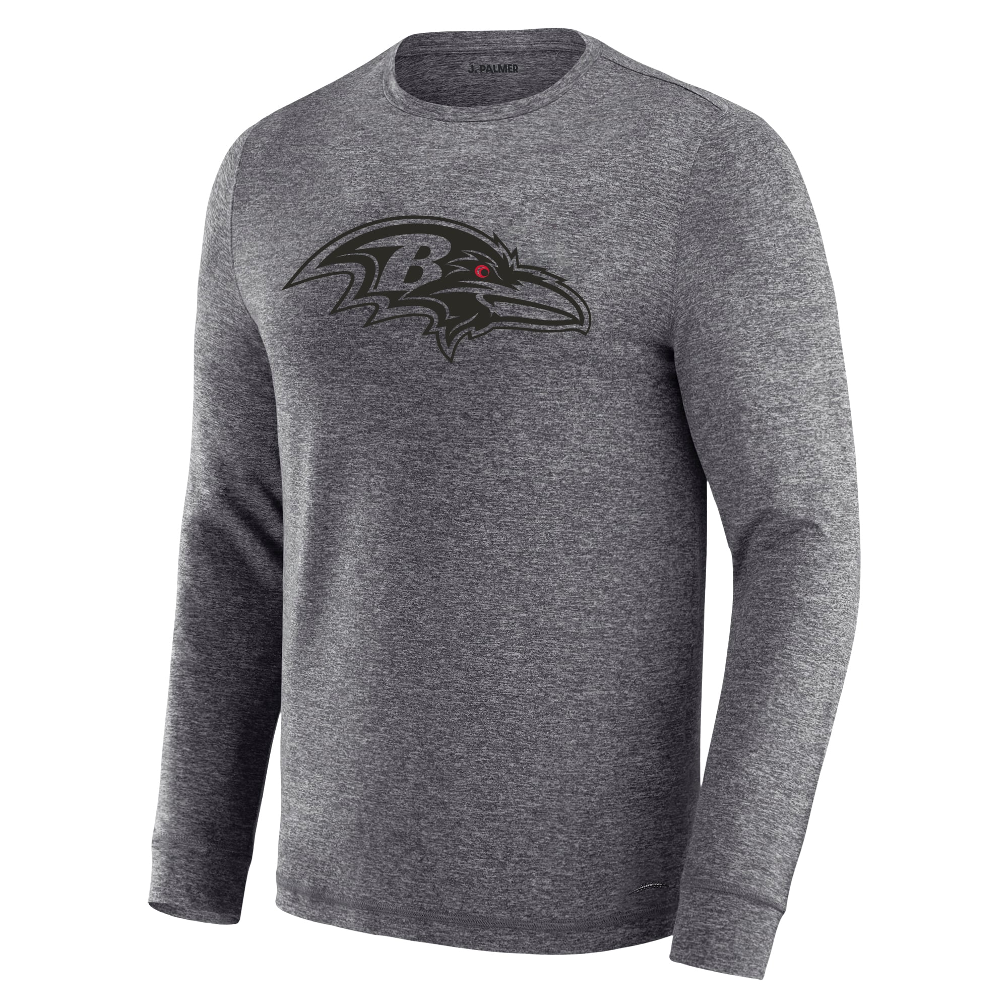 T-shirt à manches longues pour homme J. Palmer Charcoal Baltimore Ravens Four Down