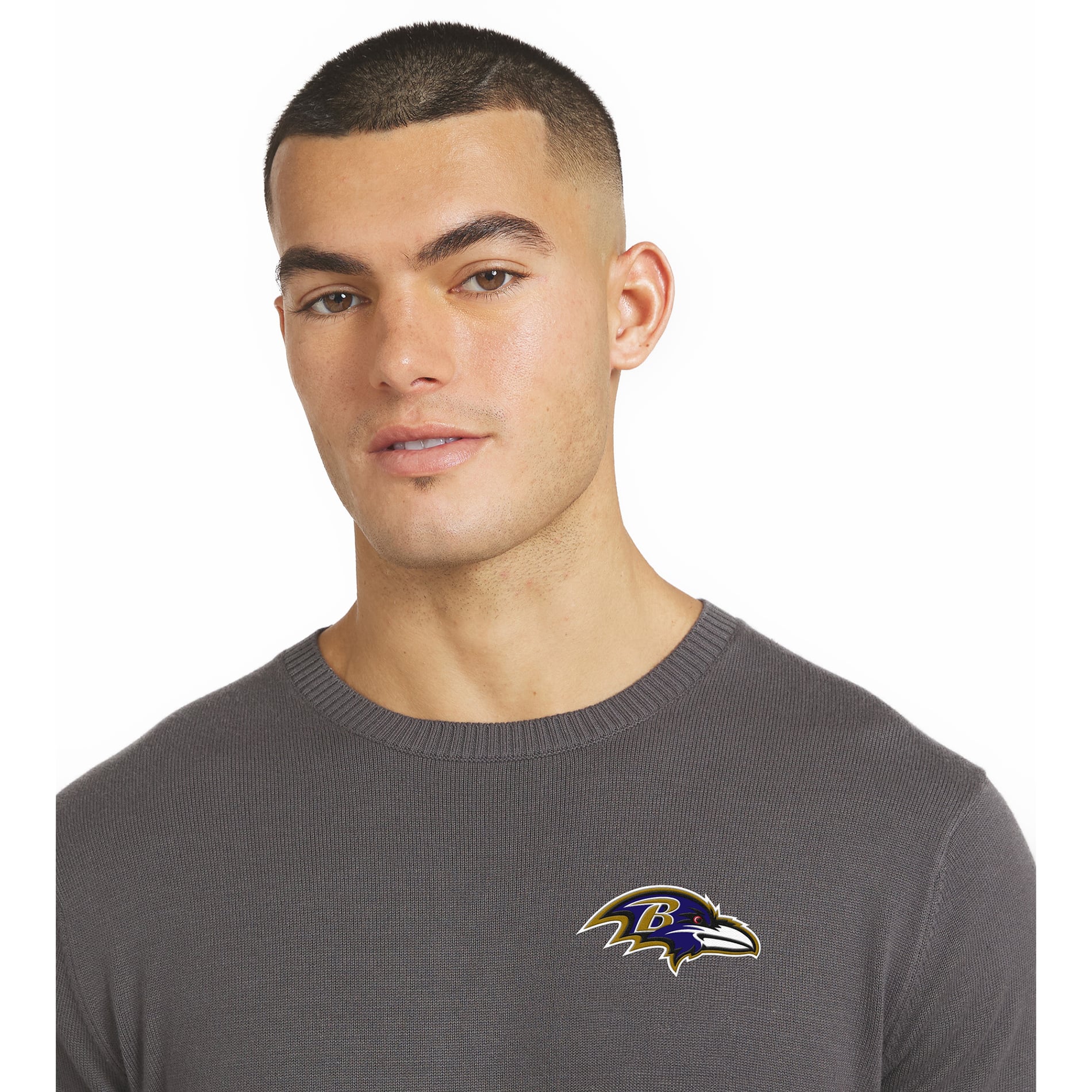 Pull J. Palmer pour homme, couleur anthracite, Baltimore Ravens
