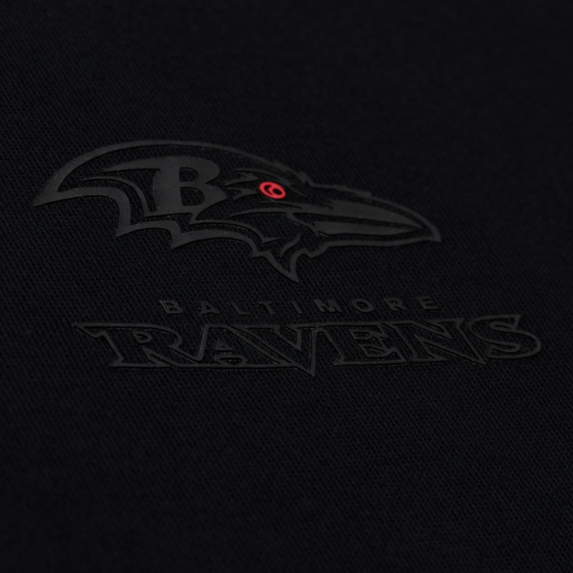 Sweat-shirt en polaire Mitchell & Ness Core Essentials Micro Logo Noir Baltimore Ravens pour homme