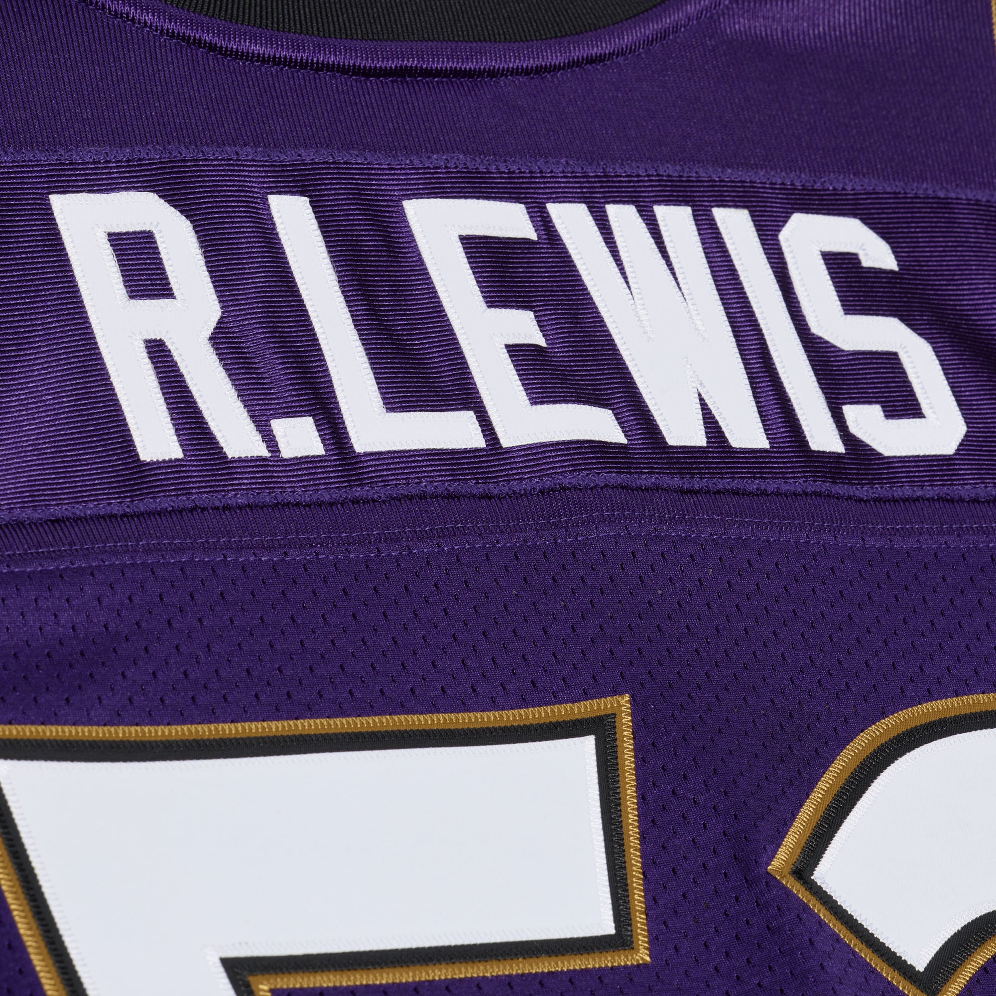 Men's Mitchell & Ness Ray Lewis Purple Baltimore Ravens 1996 Authentic Throwback Jersey