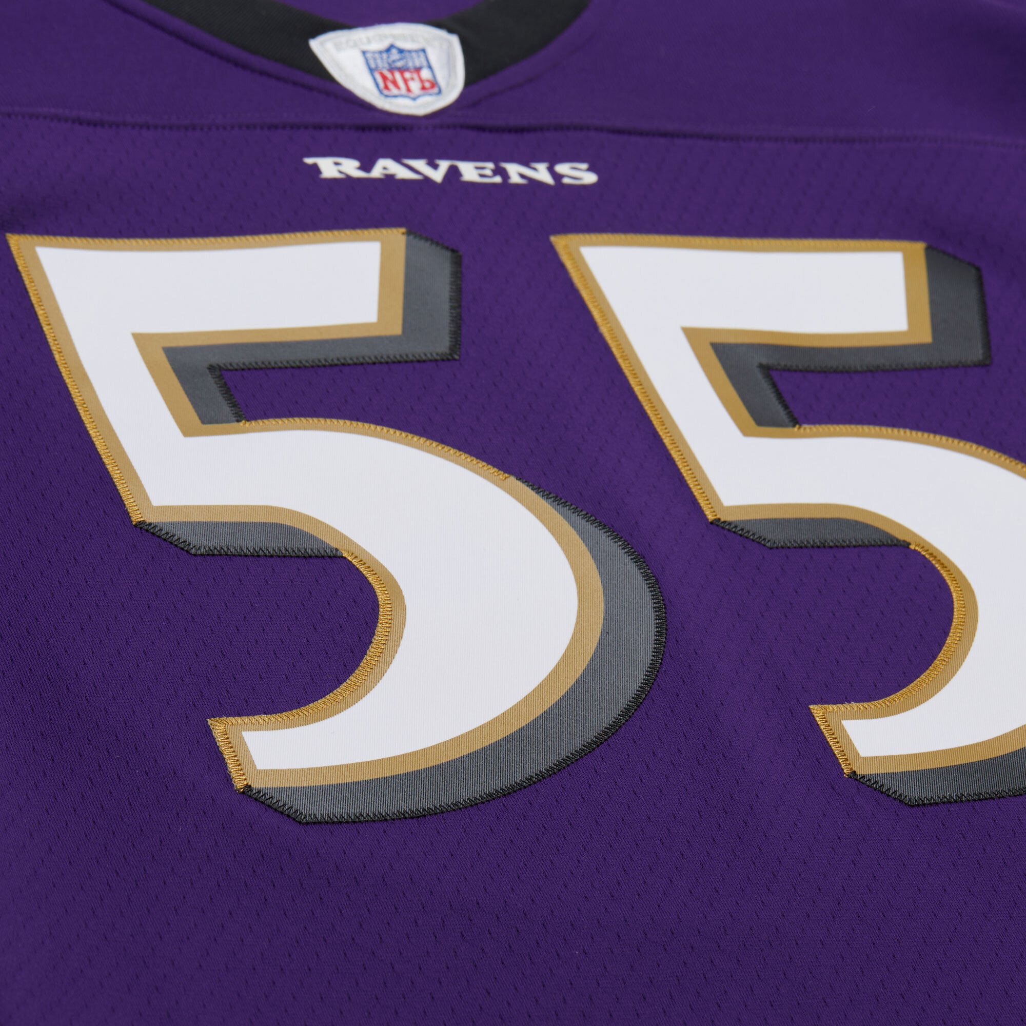 Men's Mitchell & Ness Terrell Suggs Purple Baltimore Ravens 2003 Legacy Replica Jersey
