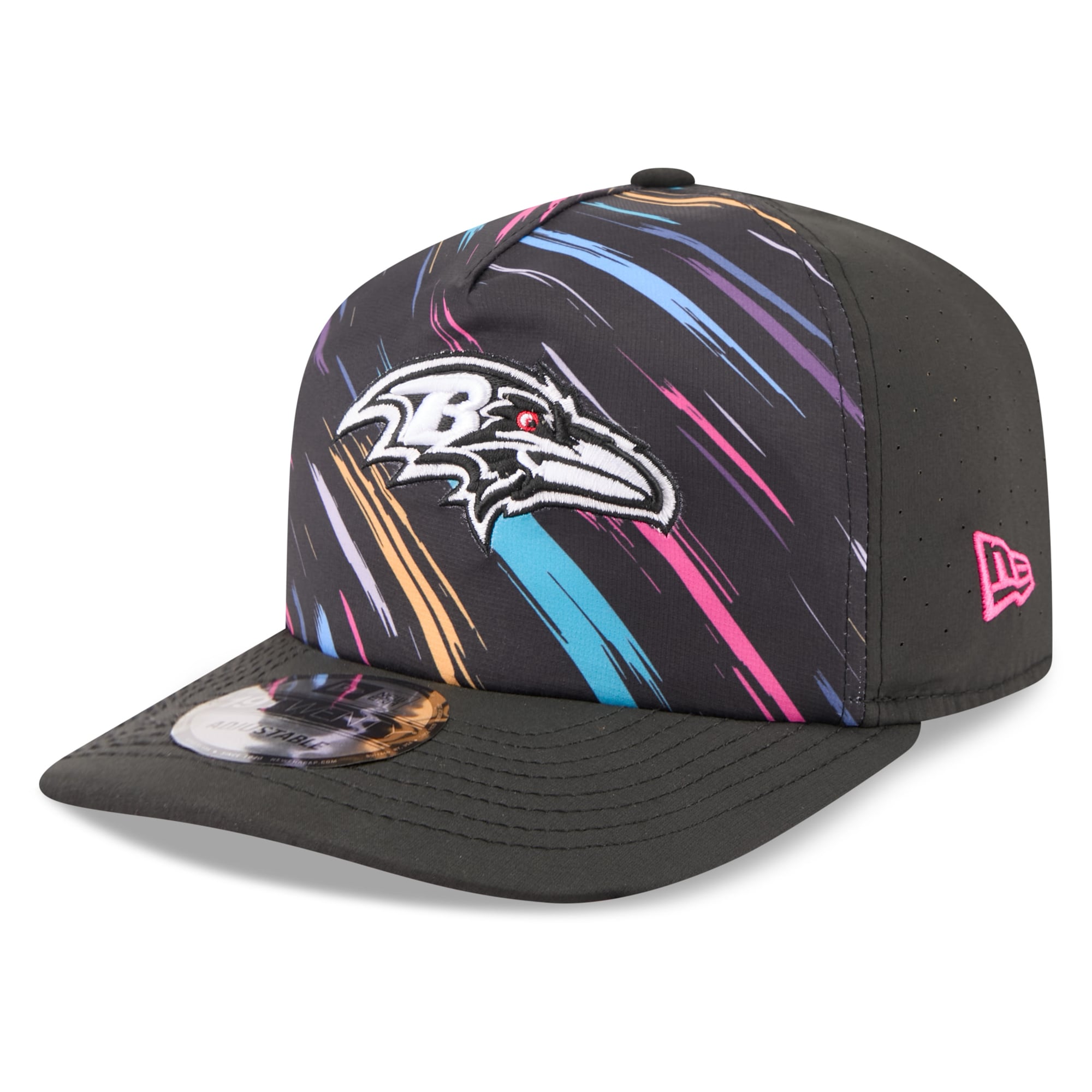 Men's New Era Black Baltimore Ravens 2026 NFL Crucial Catch 19TWENTY Adjustable Hat