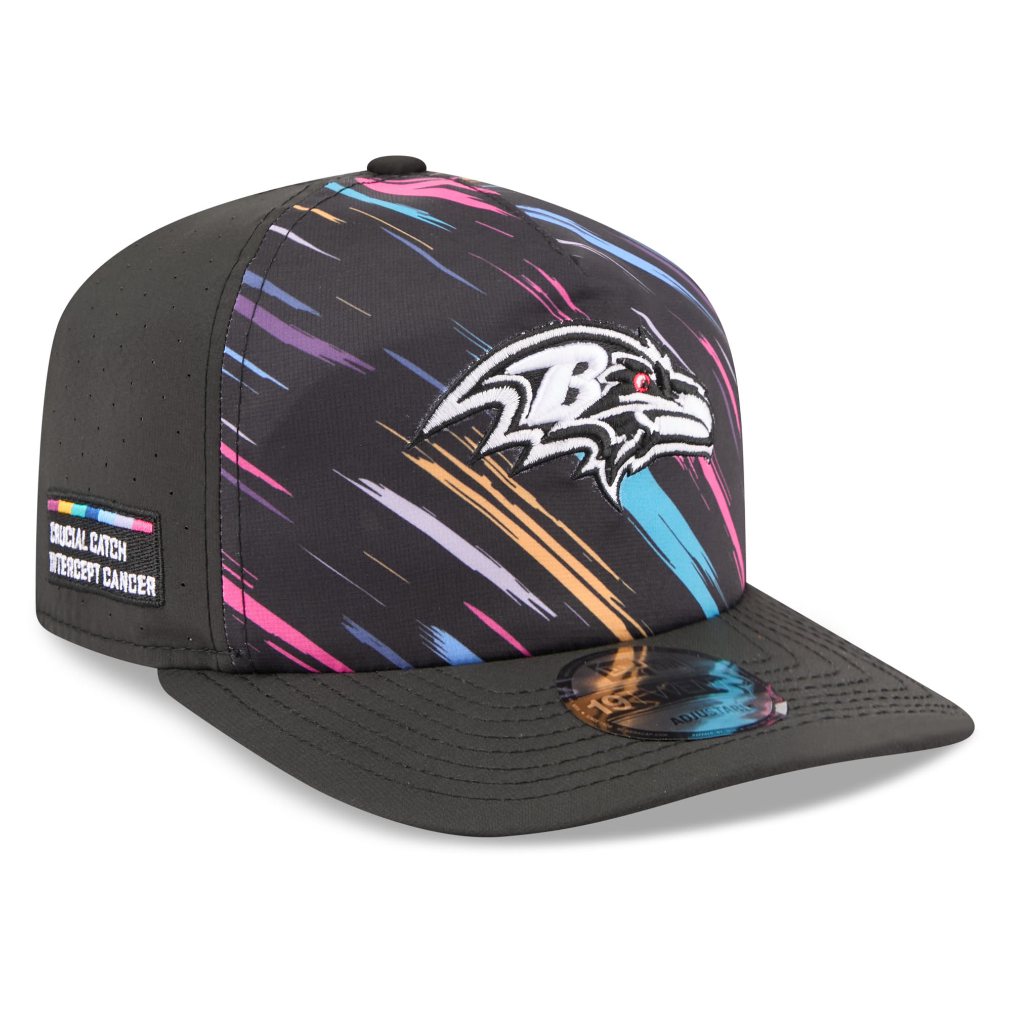 Men's New Era Black Baltimore Ravens 2026 NFL Crucial Catch 19TWENTY Adjustable Hat