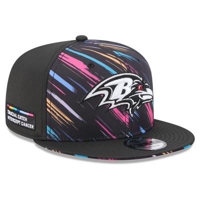 Baltimore Ravens New Era 2026 NFL Crucial Catch 9FIFTY Snapback Hat - Black