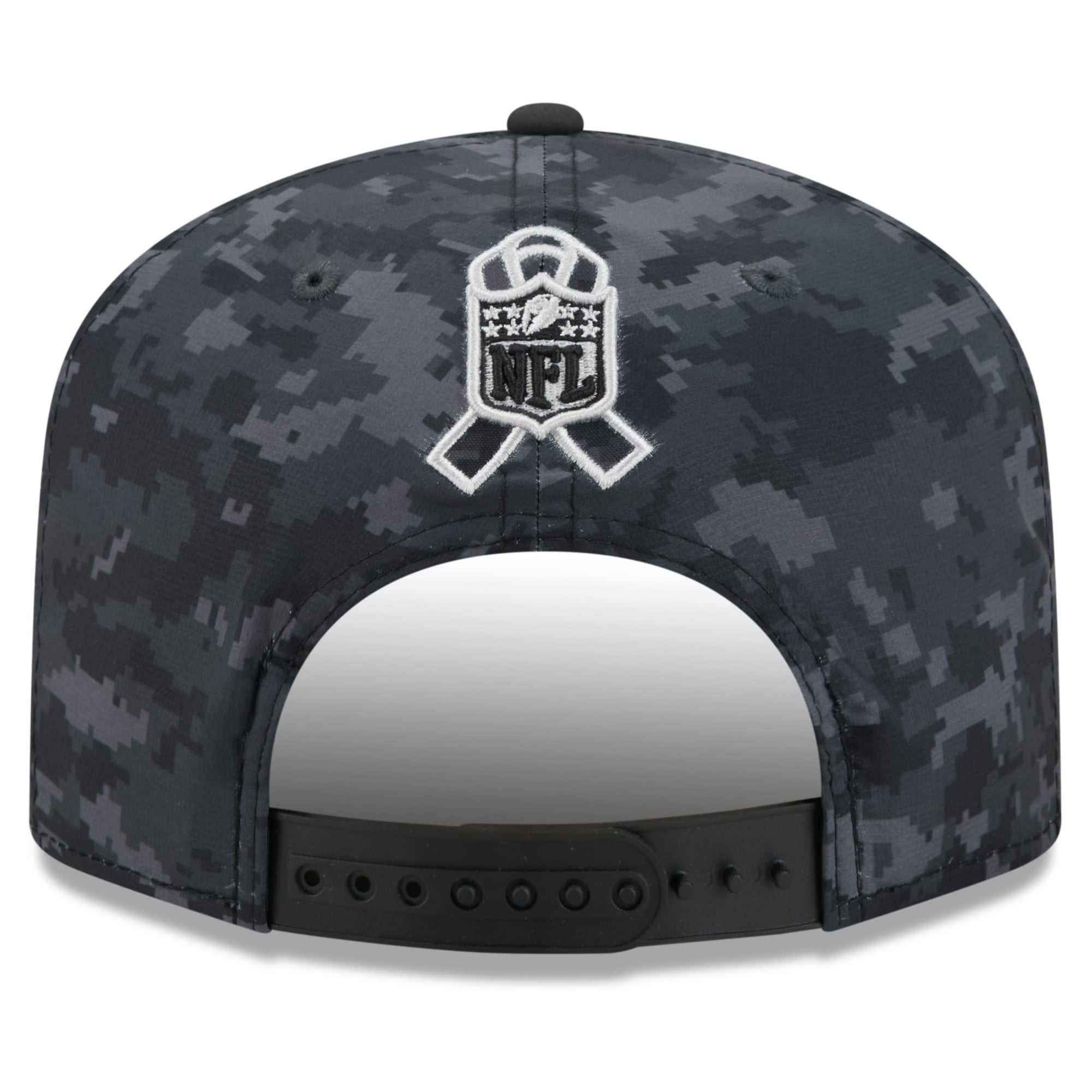 Casquette ajustable New Era noire Baltimore Ravens 2026 Salute To Service 19TWENTY pour homme