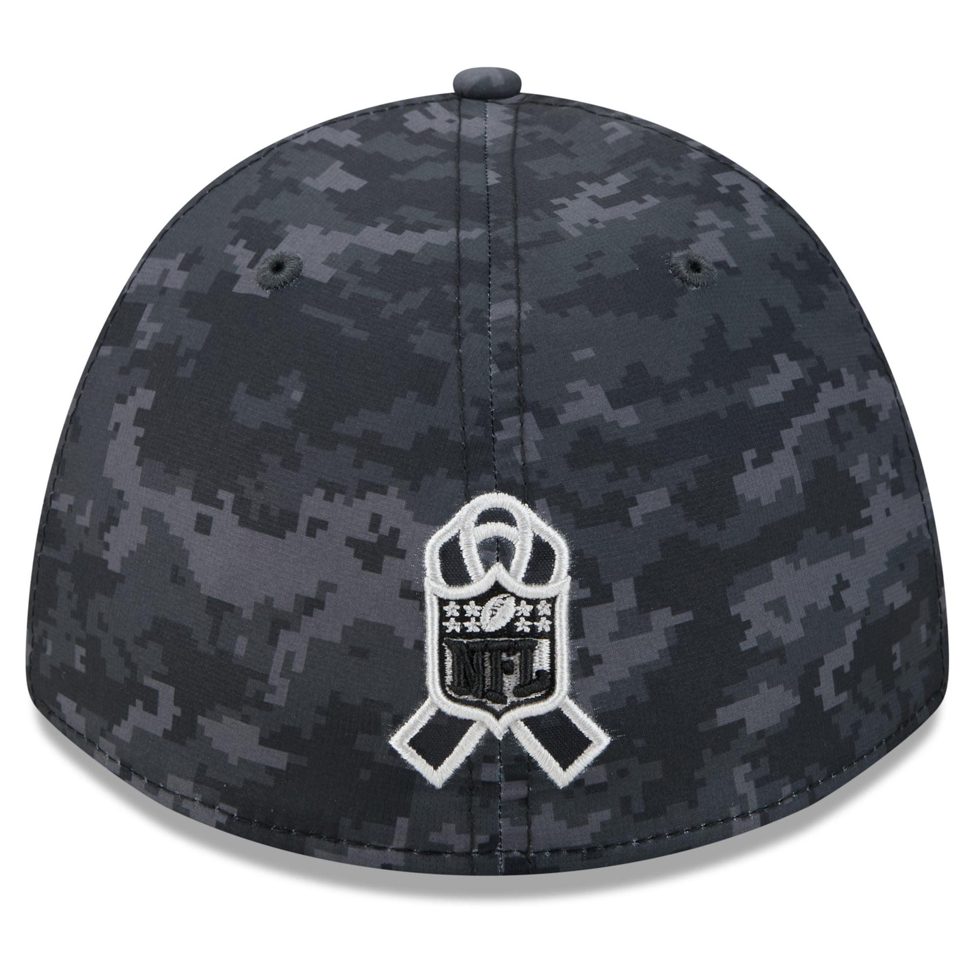 Casquette extensible New Era noire Baltimore Ravens 2026 Salute To Service 39THIRTY M-Crown pour homme