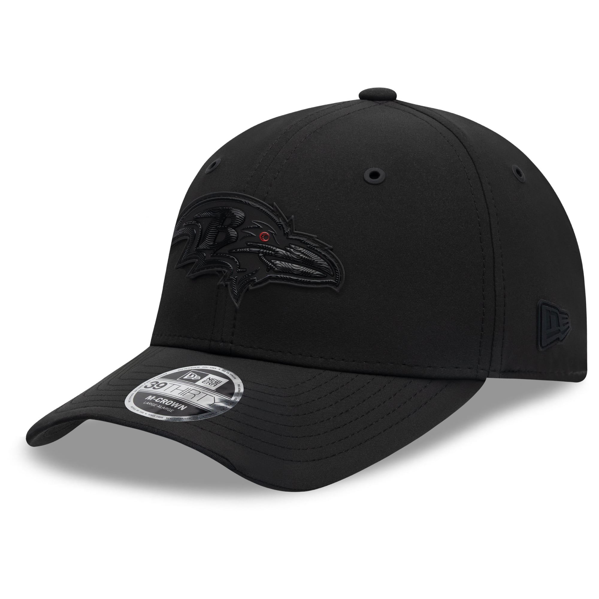 Baltimore Ravens New Era 2026 Sideline 39THIRTY M-Crown Stretch Hat - Black