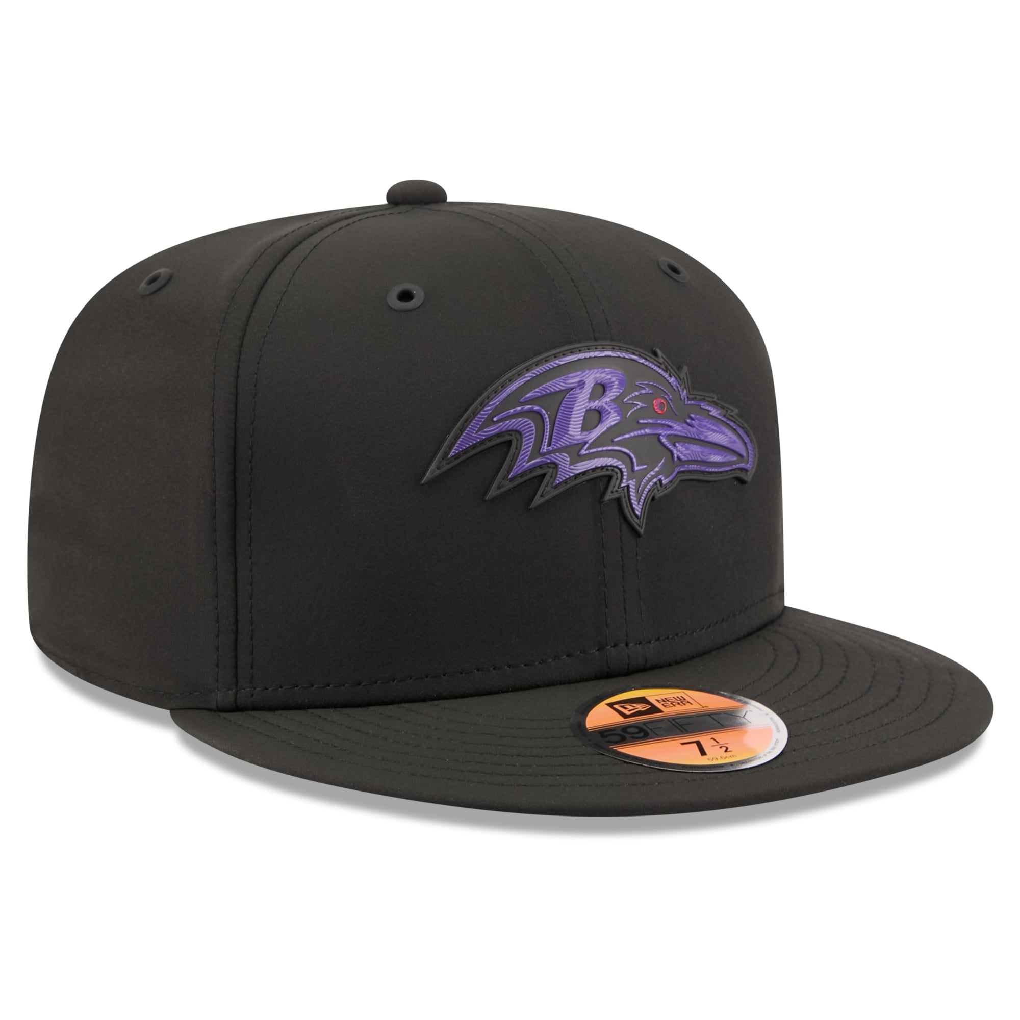 Men's New Era Black Baltimore Ravens 2026 Sideline 59FIFTY Fitted Hat