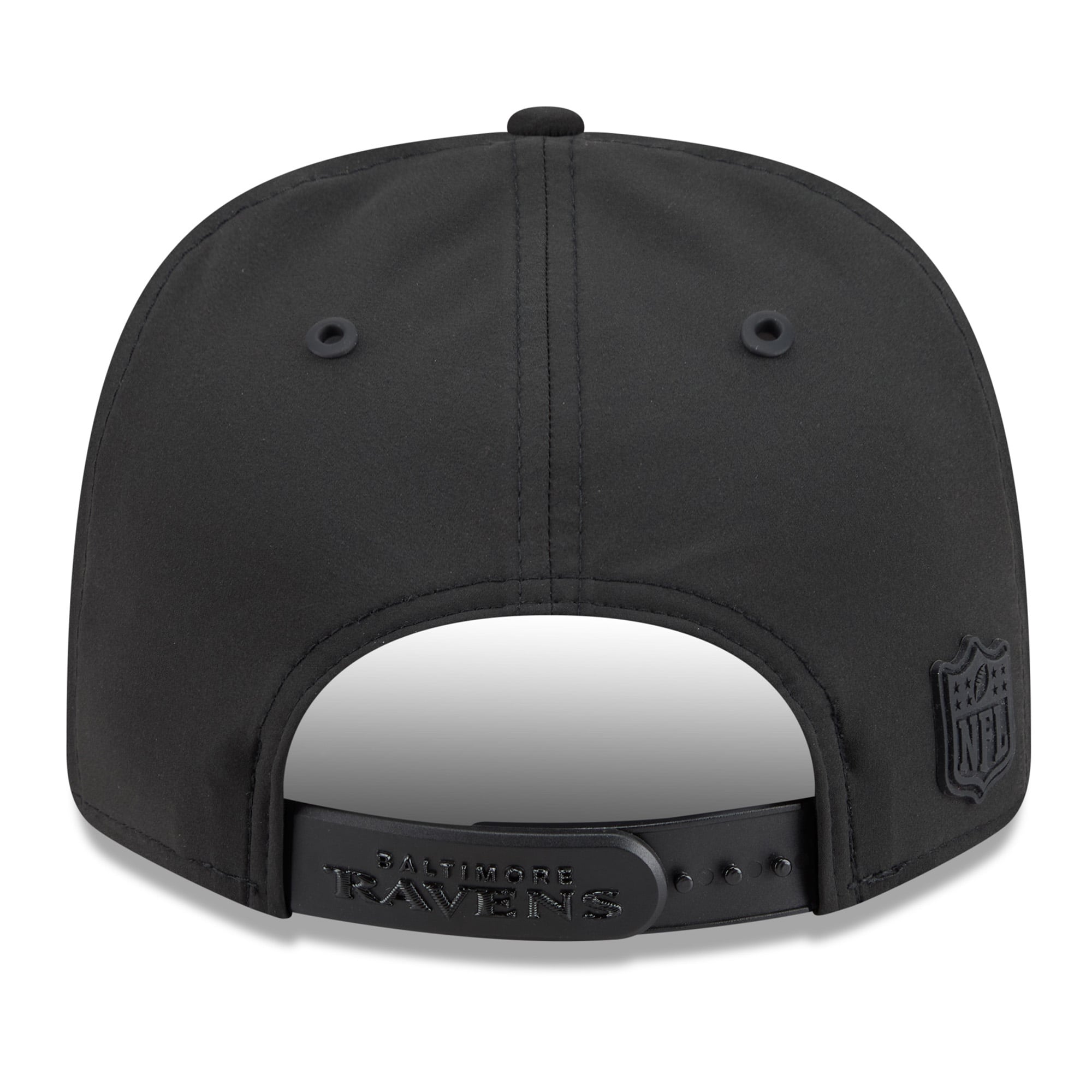 Casquette ajustable New Era noire Baltimore Ravens 2026 Sideline 9SEVENTY pour homme