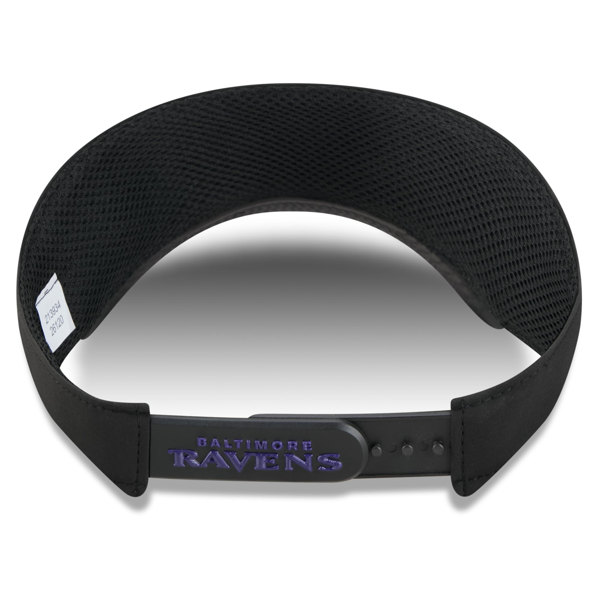 Men's New Era Black Baltimore Ravens 2026 Sideline Adjustable Visor