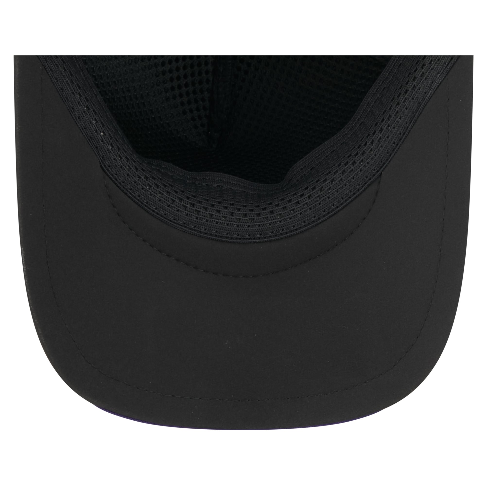 Men's New Era Black Baltimore Ravens 2026 Sideline Apex 9FORTY Adjustable Trucker Hat