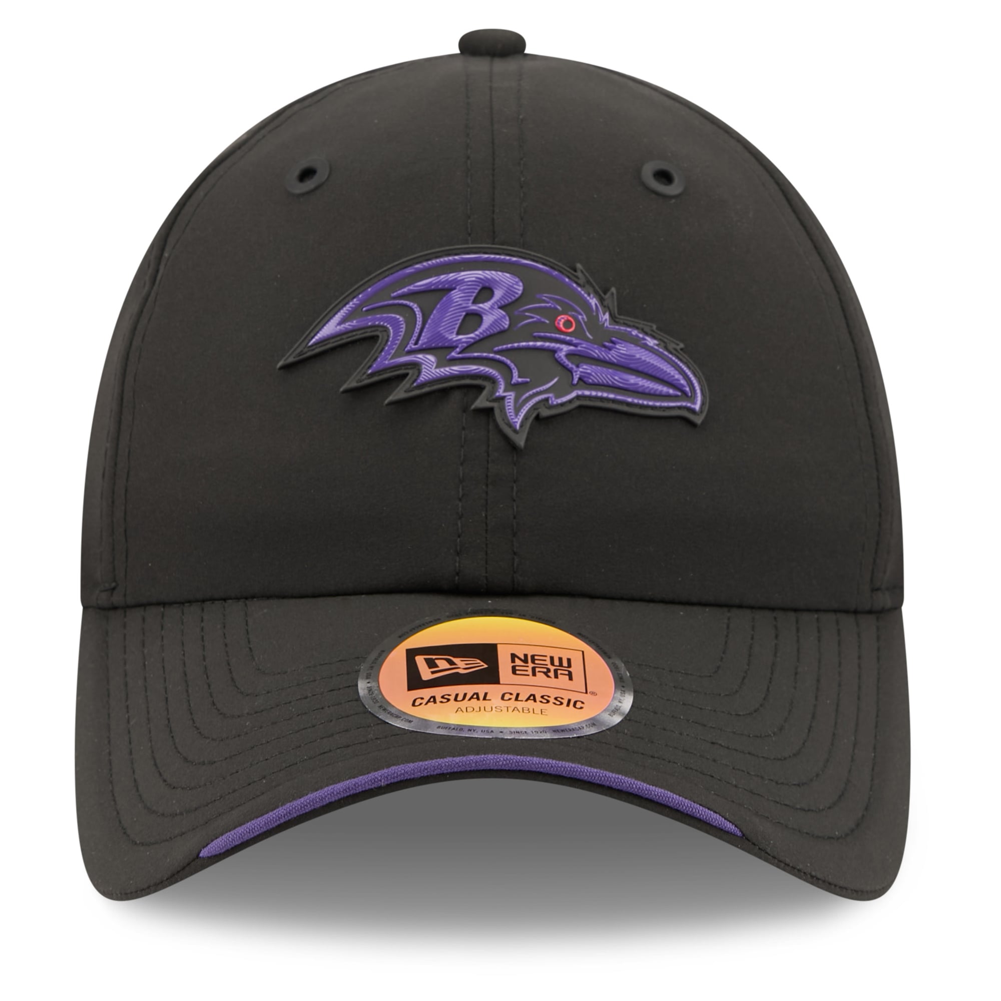 Men's New Era Black Baltimore Ravens 2026 Sideline Casual Classic Adjustable Hat