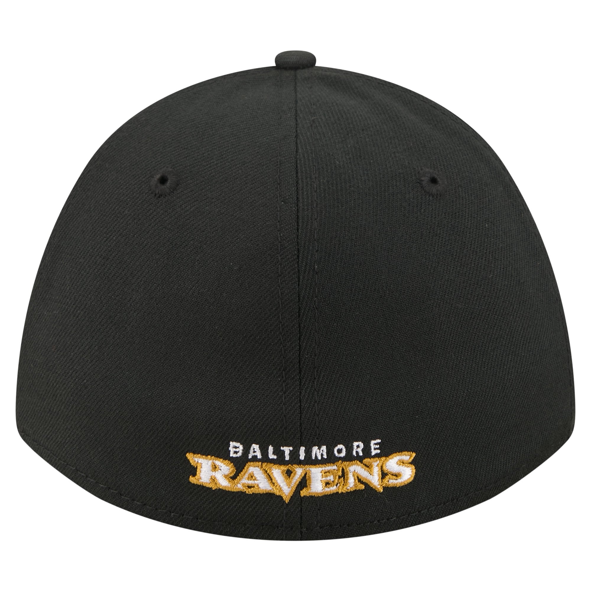 Men's New Era Black Baltimore Ravens 39THIRTY M-Crown A-Frame Stretch Hat
