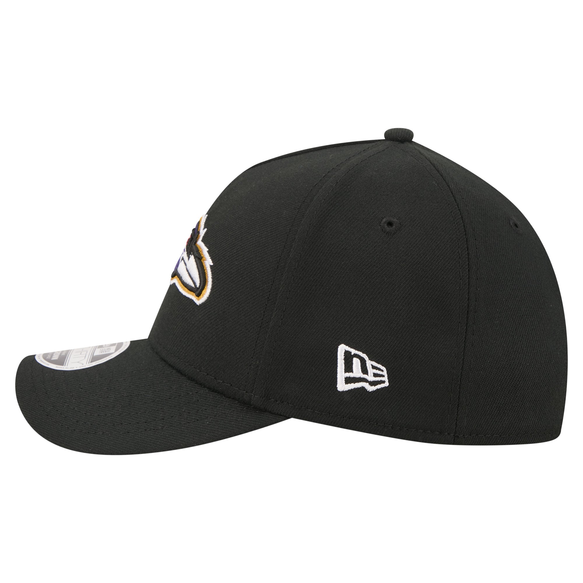 Men's New Era Black Baltimore Ravens 39THIRTY M-Crown A-Frame Stretch Hat
