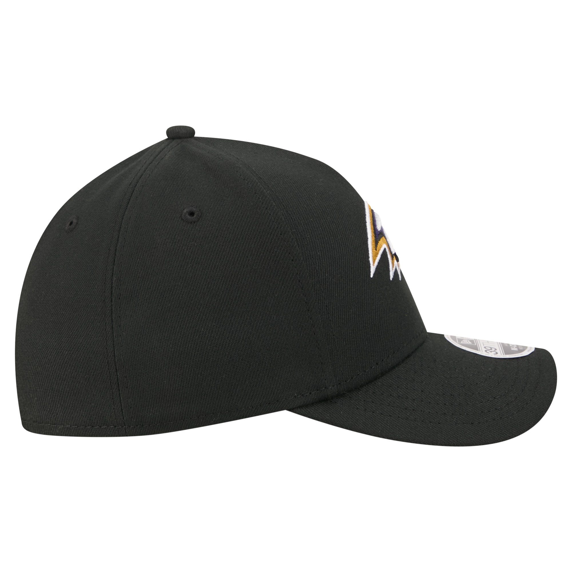 Men's New Era Black Baltimore Ravens 39THIRTY M-Crown A-Frame Stretch Hat
