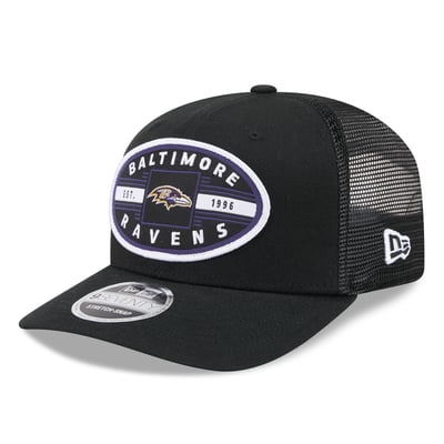 Baltimore Ravens New Era Collegiate 9SEVENTY Trucker Hat - Black