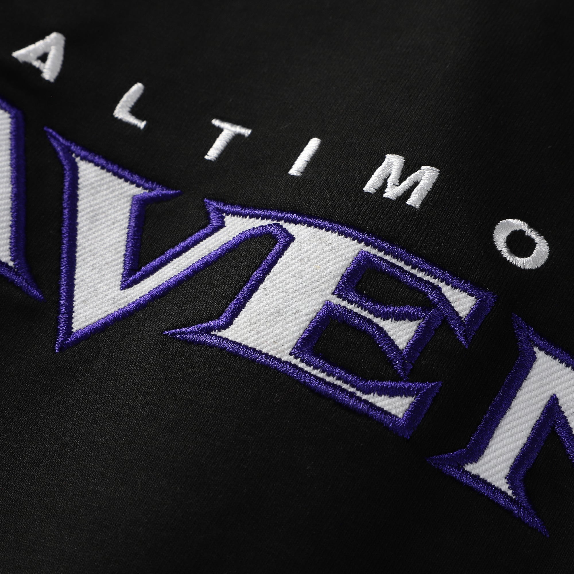 Sweat à capuche New Era noir Baltimore Ravens pour homme, édition limitée.