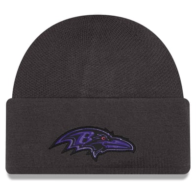 Baltimore Ravens New Era 2026 Sideline Cold Weather  Skully Knit Hat - Charcoal