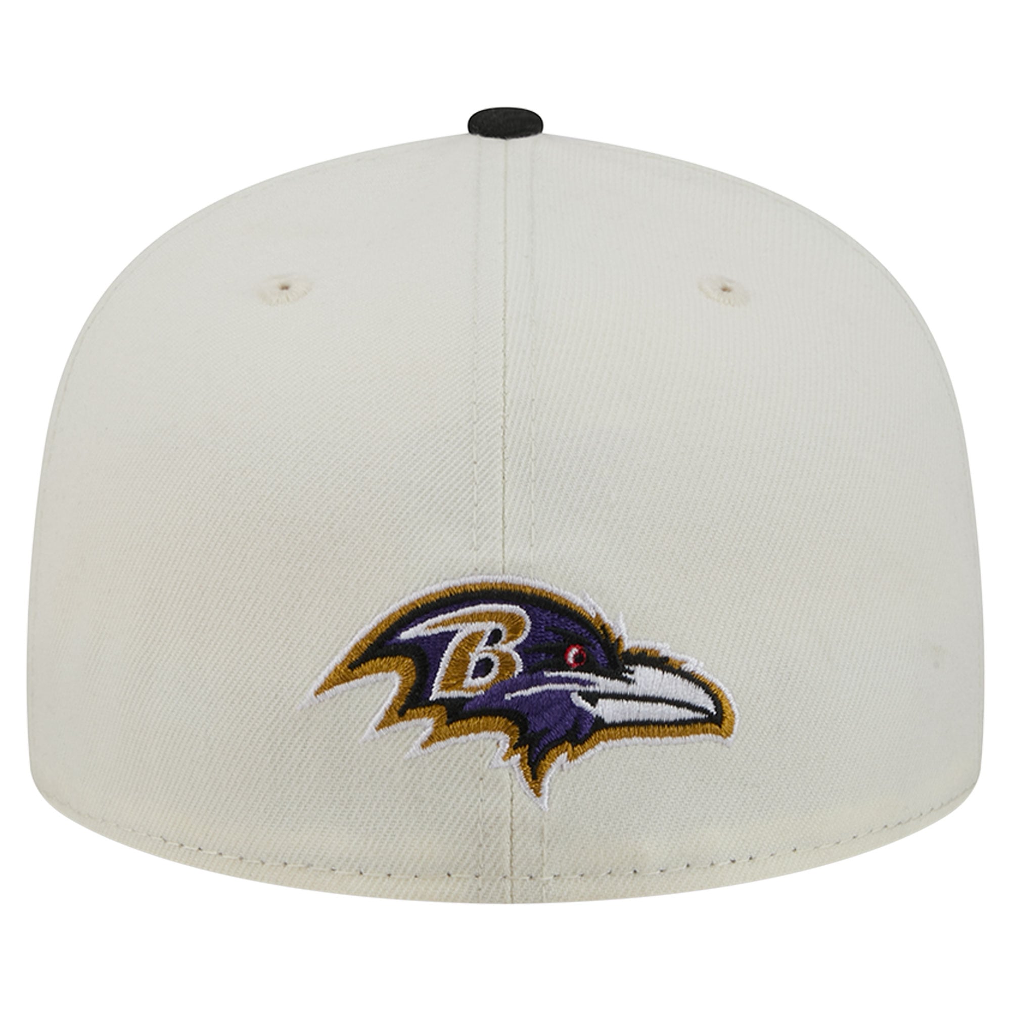 Casquette ajustée New Era Deceptor 59FIFTY crème/noire pour homme