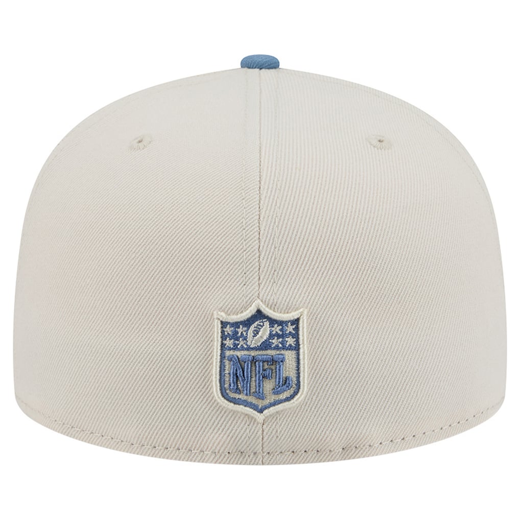 Baltimore Ravens New Era Color Pack 59FIFTY Fitted Hat - Cream/Blue
