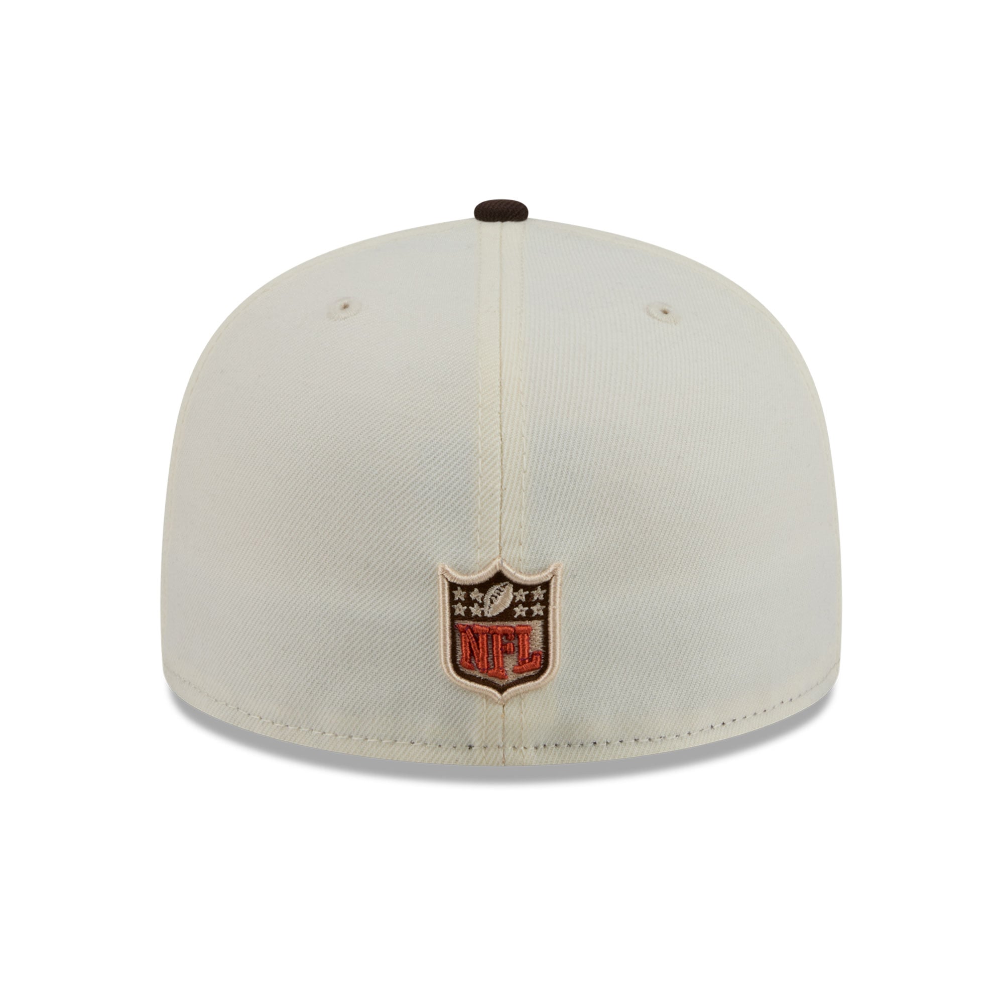 Men's New Era Cream/Brown Baltimore Ravens Pumpkin Spice 59FIFTY Fitted Hat