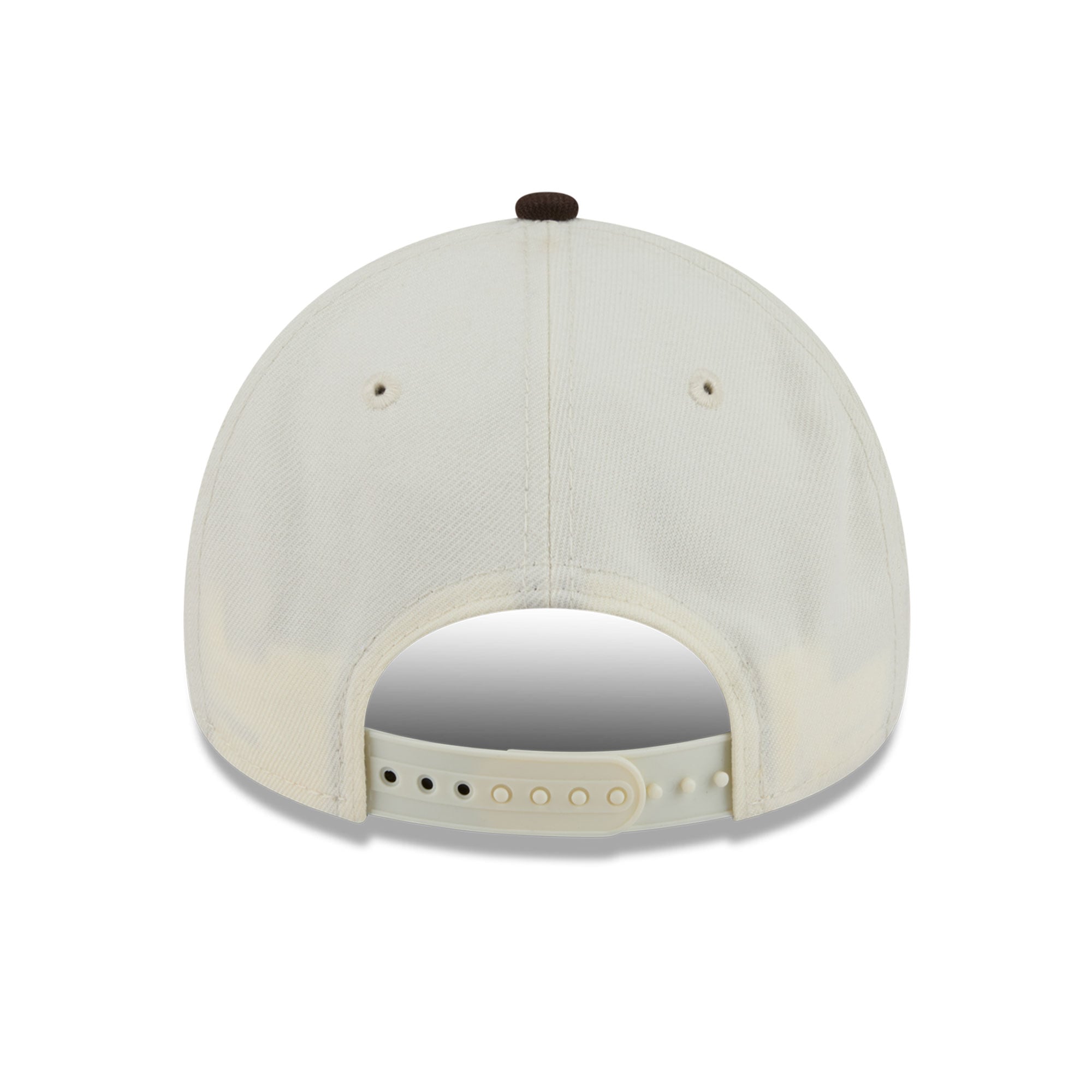 Men's New Era Cream/Brown Baltimore Ravens Pumpkin Spice A-Frame 9FORTY Adjustable Hat