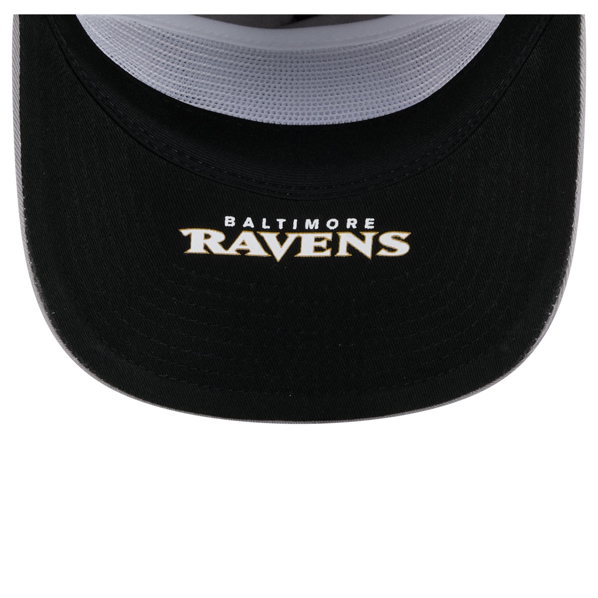 Casquette ajustable New Era grise Baltimore Ravens Patch 19TWENTY pour homme