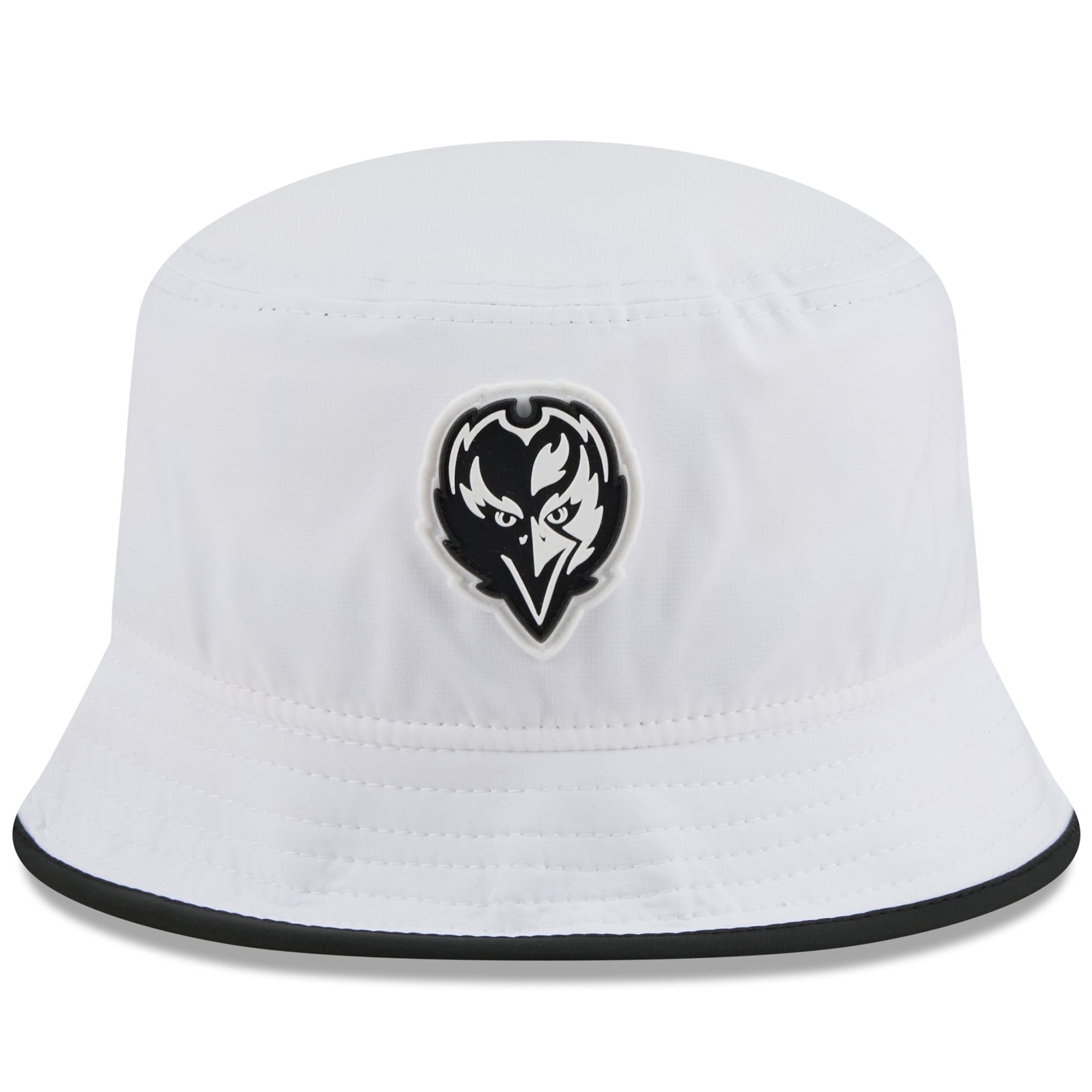 Men's New Era  White Baltimore Ravens 2025 NFL Training Camp Stretch Bucket Hat