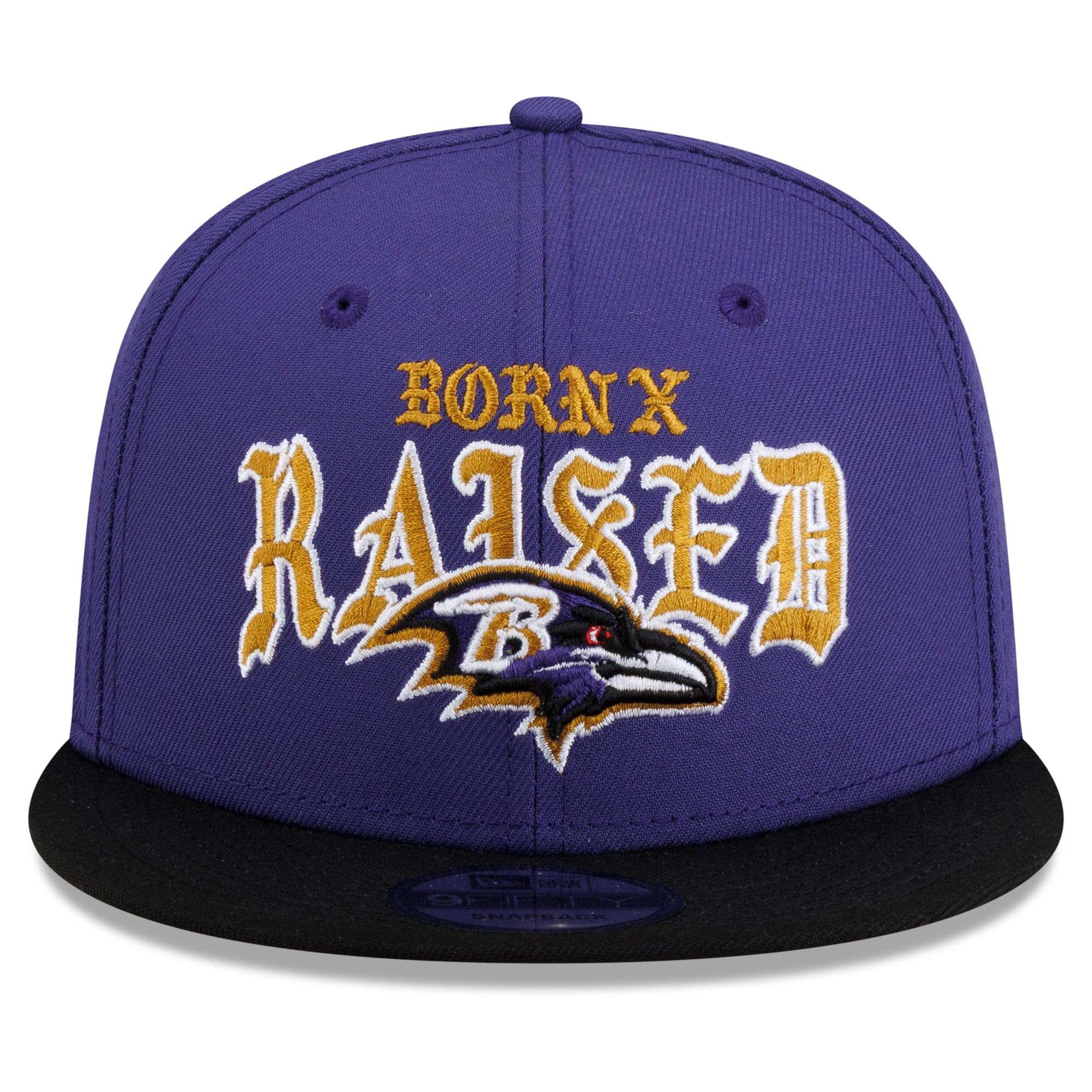 Casquette snapback New Era x Born x Raised Baltimore Ravens violette/noire pour homme