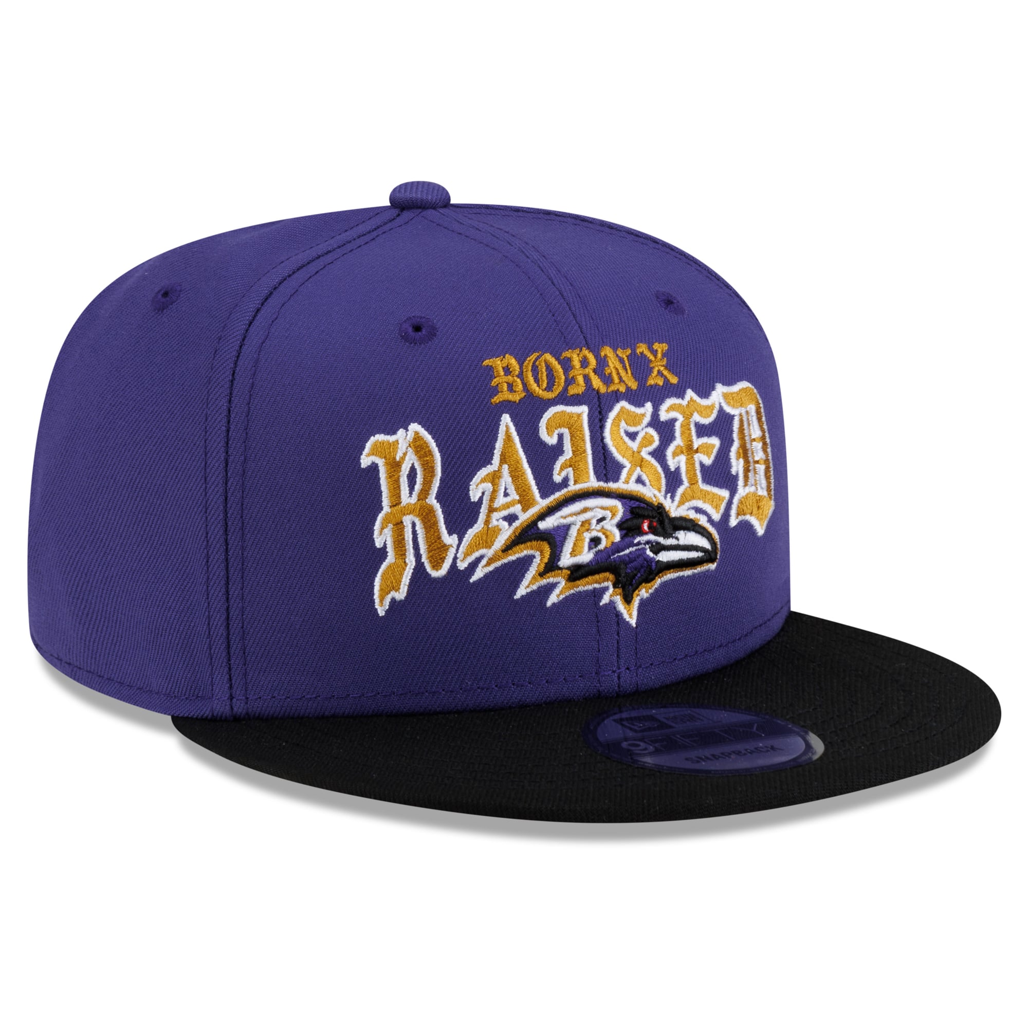Casquette snapback New Era x Born x Raised Baltimore Ravens violette/noire pour homme