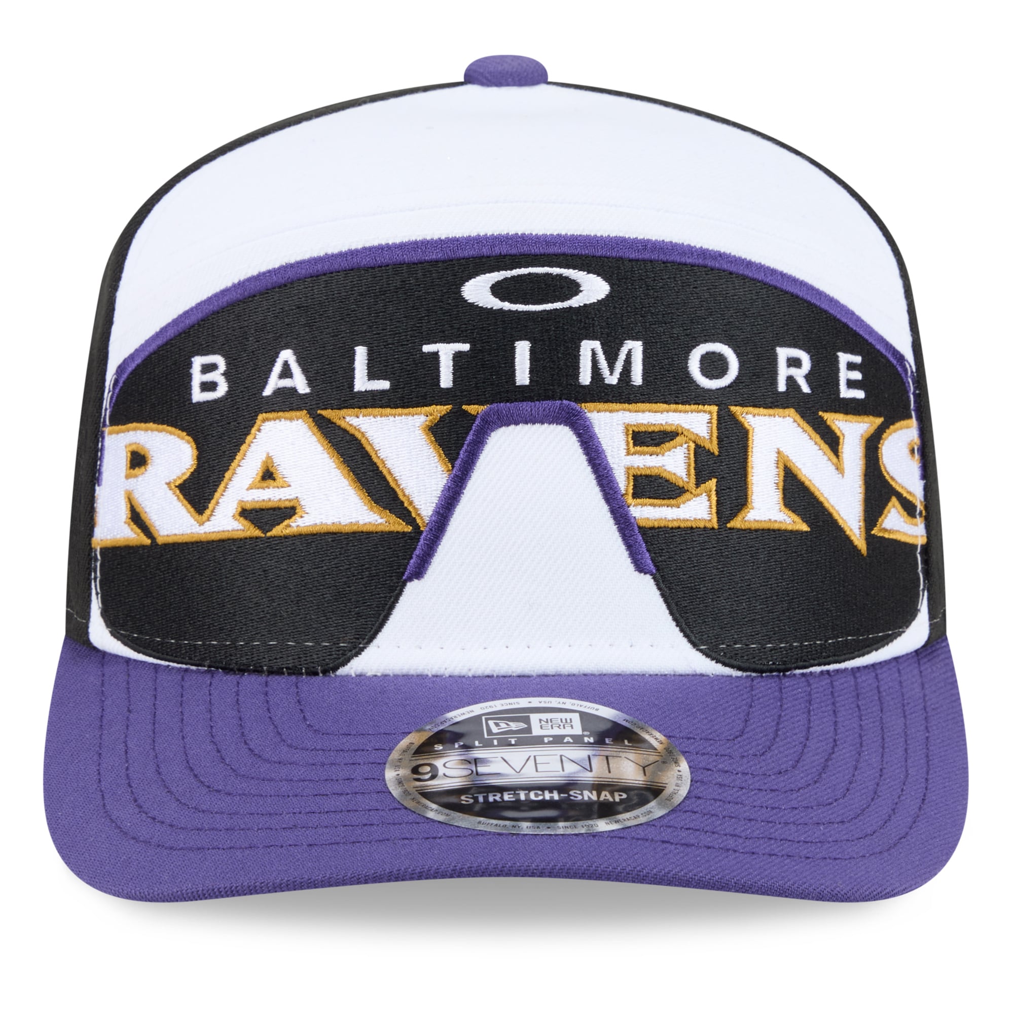 Casquette ajustable New Era x Oakley Baltimore Ravens 9SEVENTY noire pour homme