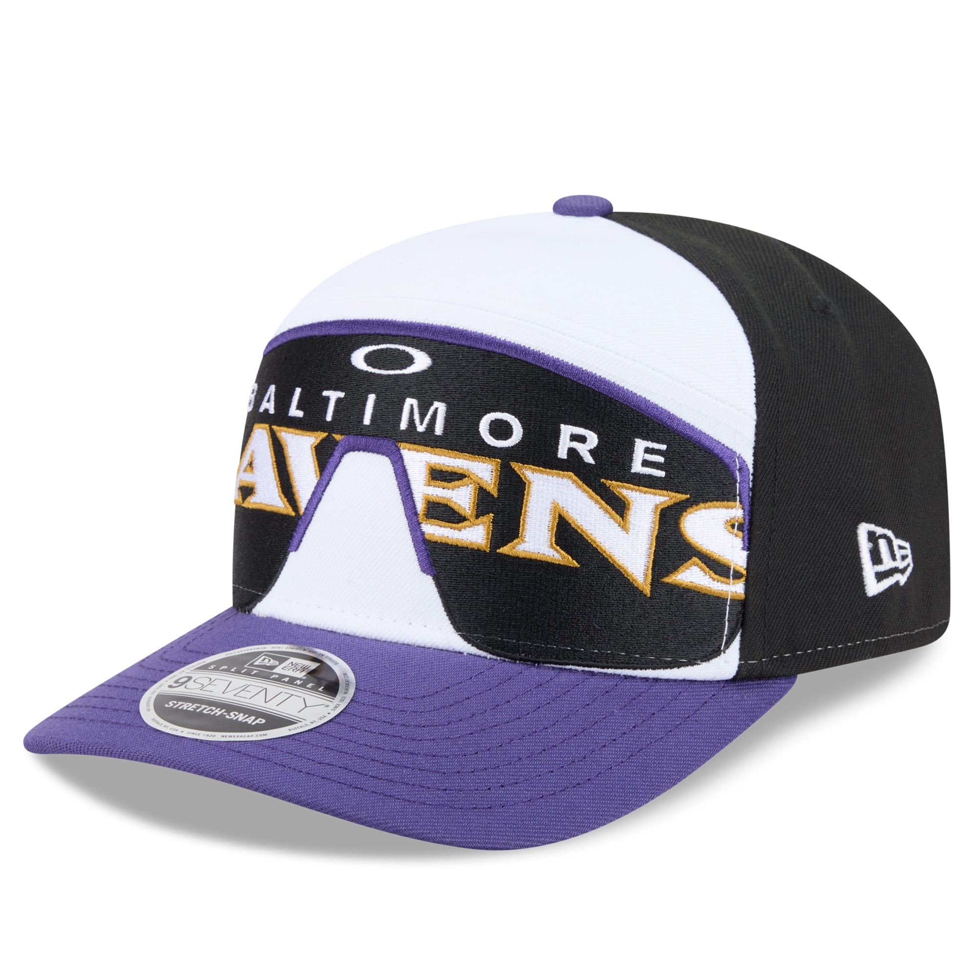 Casquette ajustable New Era x Oakley Baltimore Ravens 9SEVENTY noire pour homme