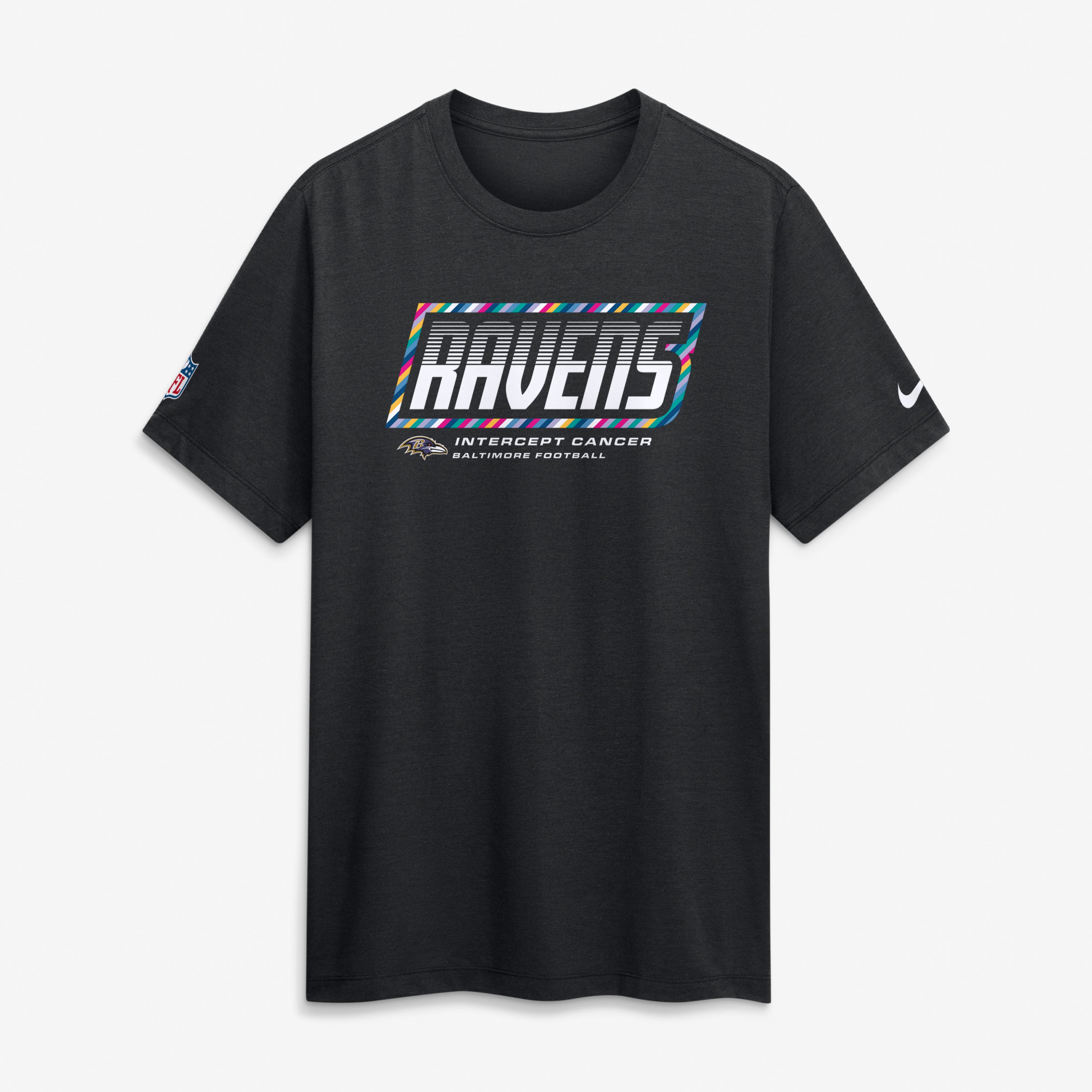 Men's Nike Baltimore Ravens 2026 NFL Crucial Catch Tri-Blend Dri-FIT T-Shirt
