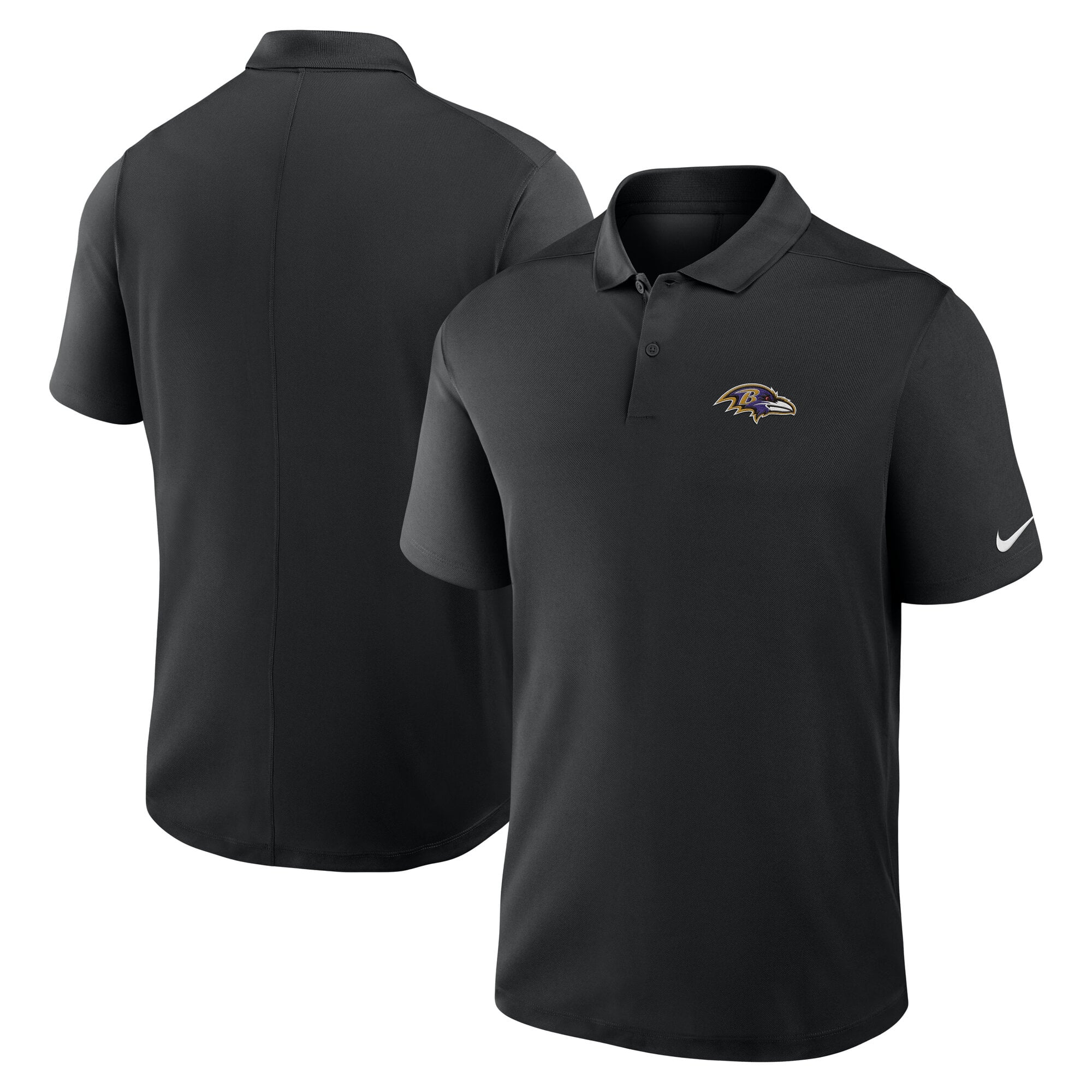 Polo Nike Dri-FIT Victory noir pour homme, Baltimore Ravens