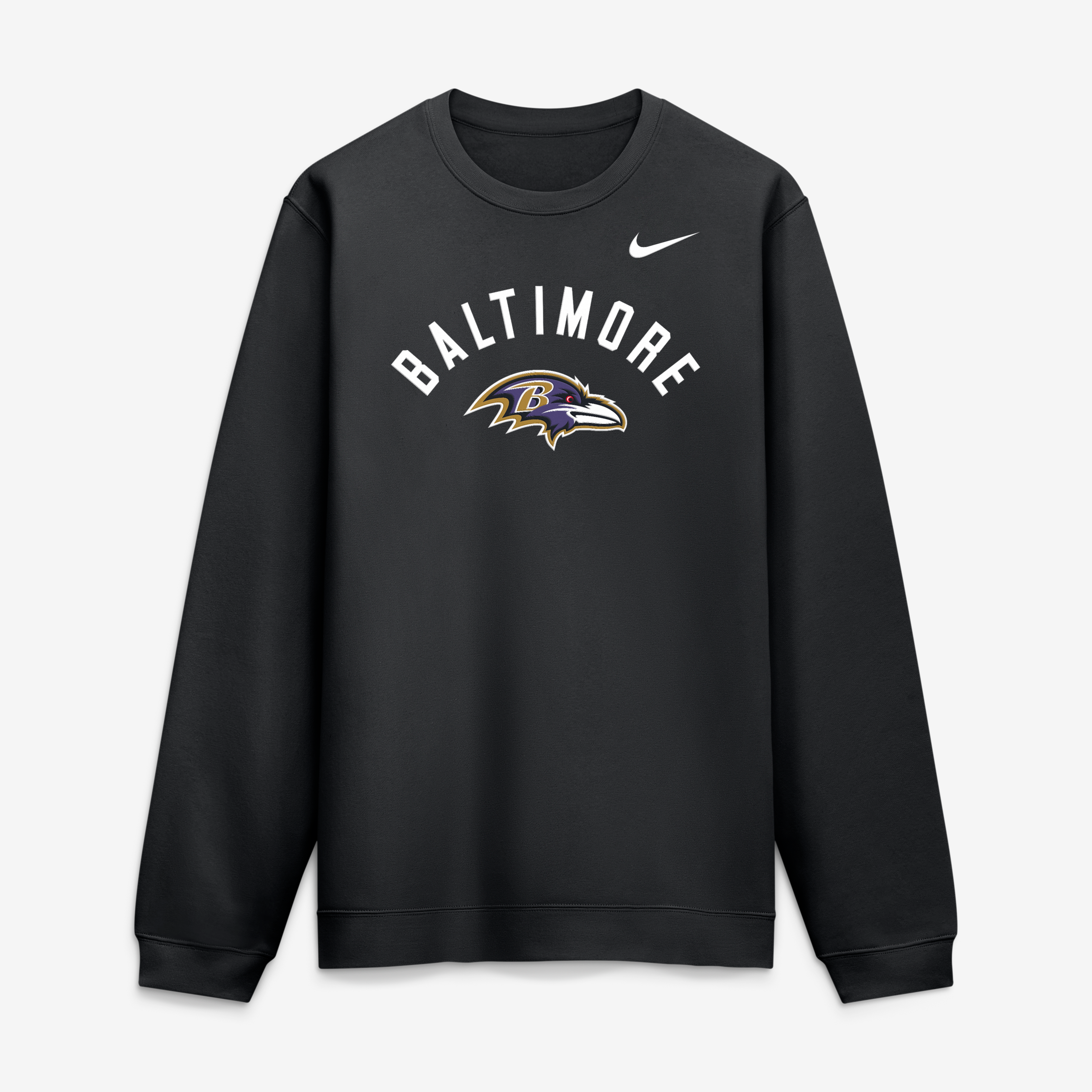 Men's Nike Black Baltimore Ravens Primetime Club Sweatshirt