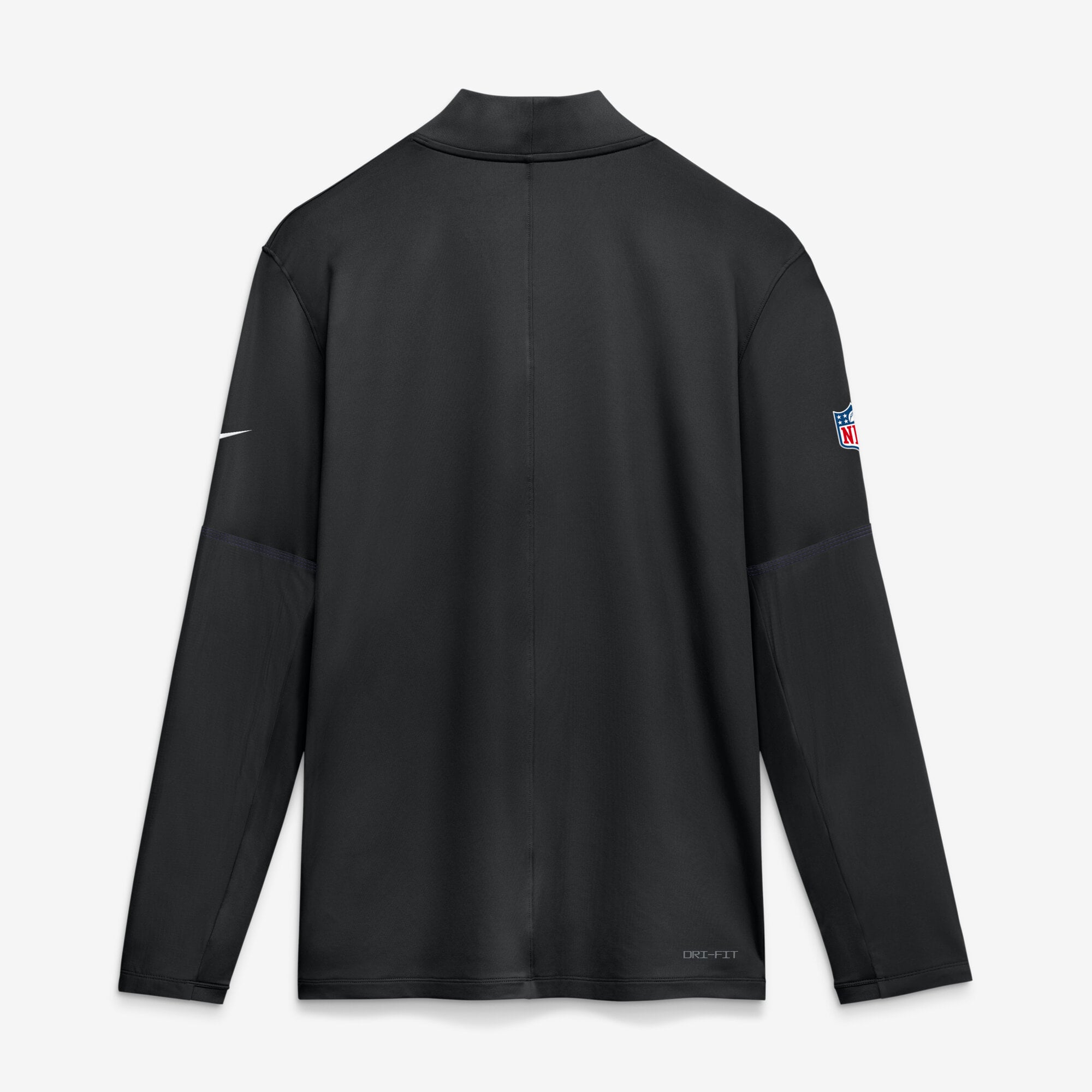 Men's Nike Black Baltimore Ravens Sideline Logo Glory Midweight Dri-FIT Half-Zip Pullover
