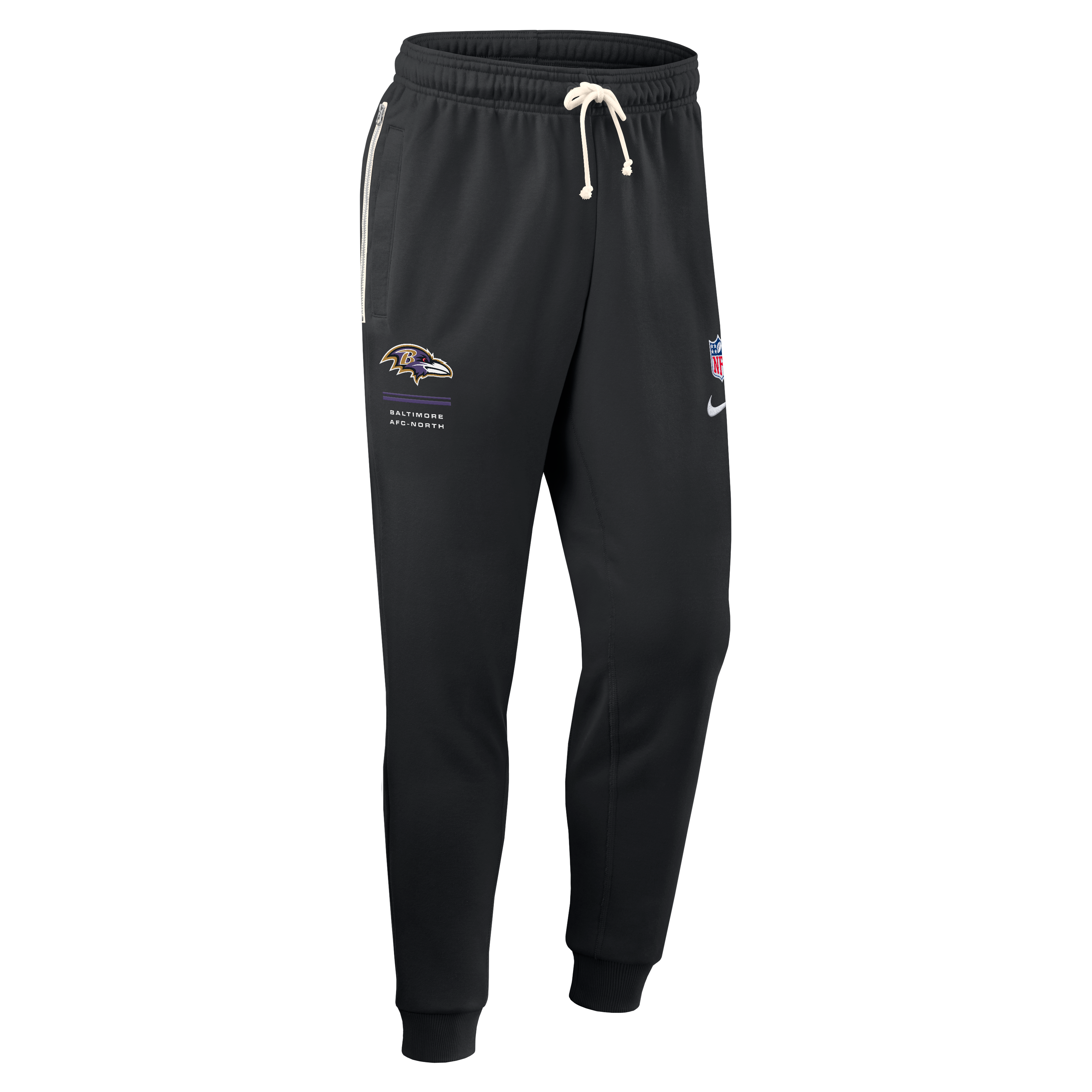 Pantalon Nike Sideline Standard Issue Touchback Kick Dri-FIT Taper noir pour homme des Baltimore Ravens